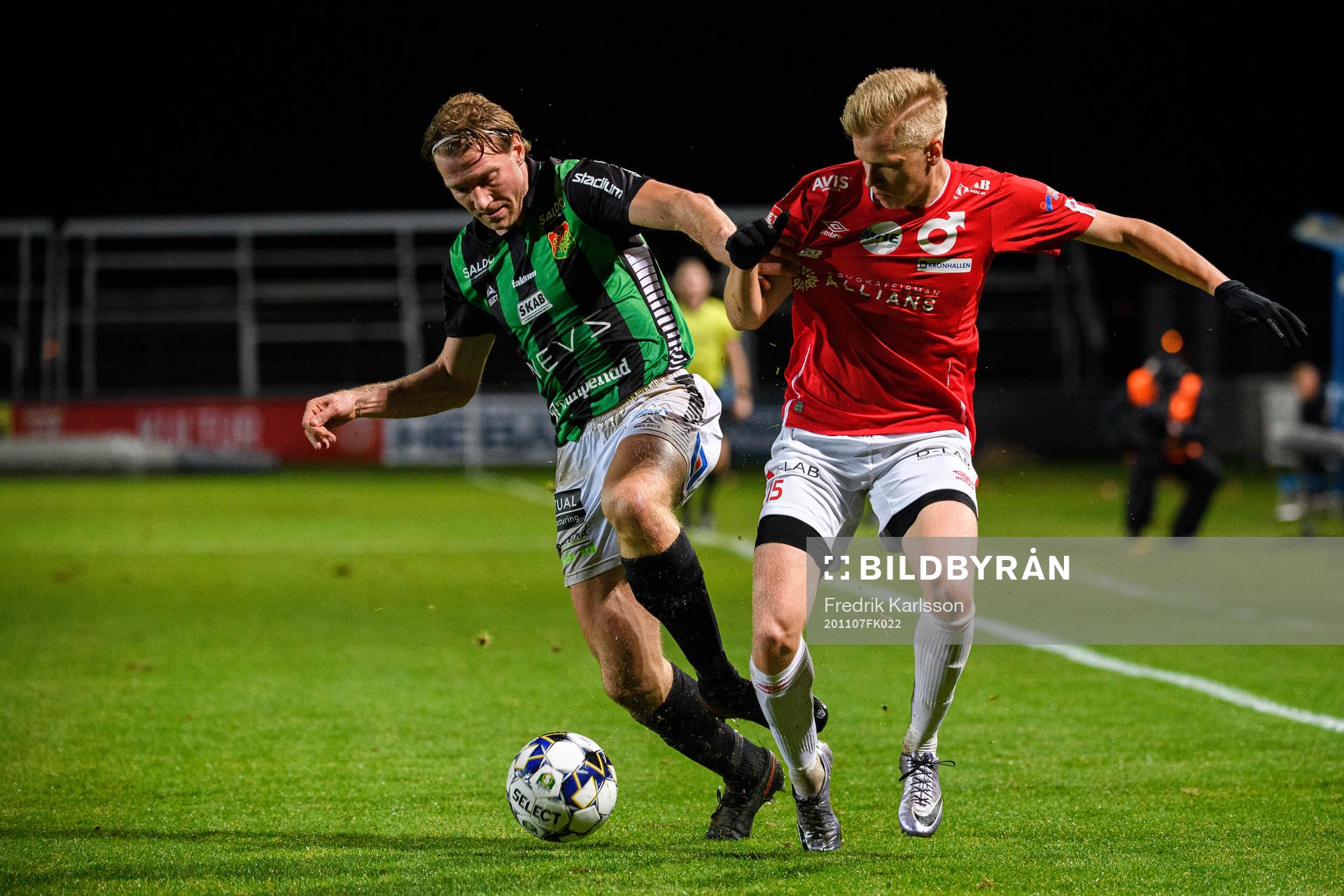 GAIS August Wängberg och Degerfors Axel Lindahl