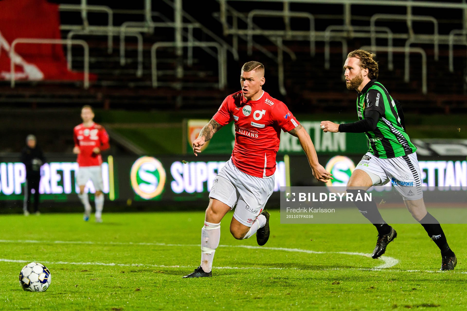 Degerfors Victor Edvardsen och GAIS Emil Wahlström