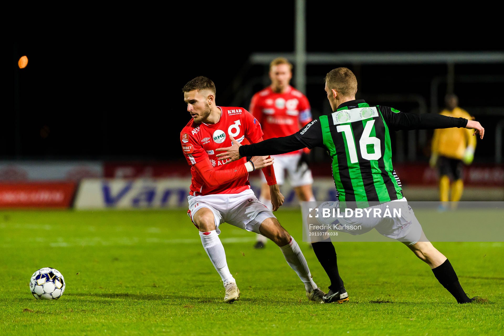 Degerfors Christos Gravius och GAIS Meinhard Egilsson Olsen