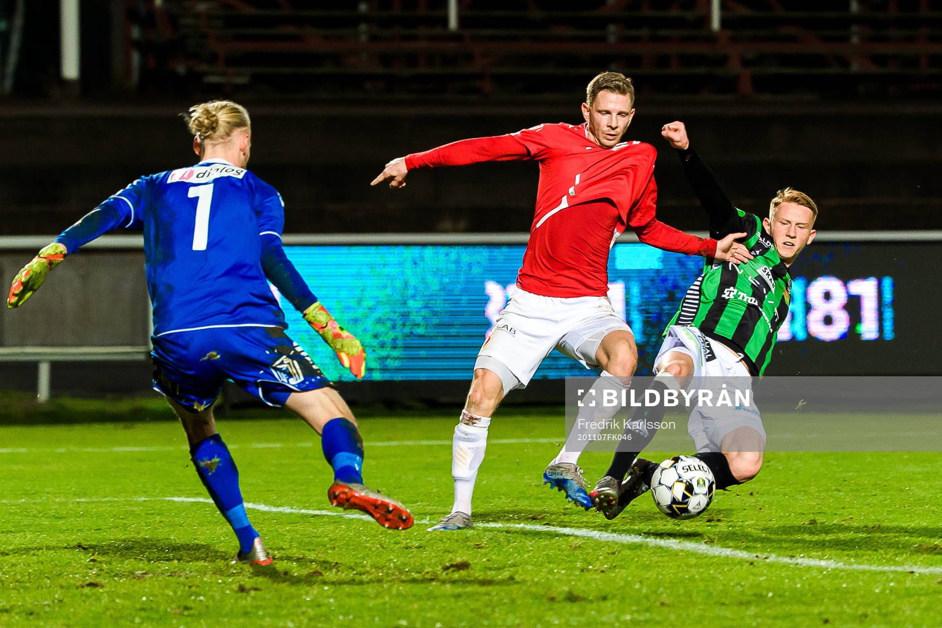 Degerfors Johan Bertilsson och GAIS Julius Lindberg