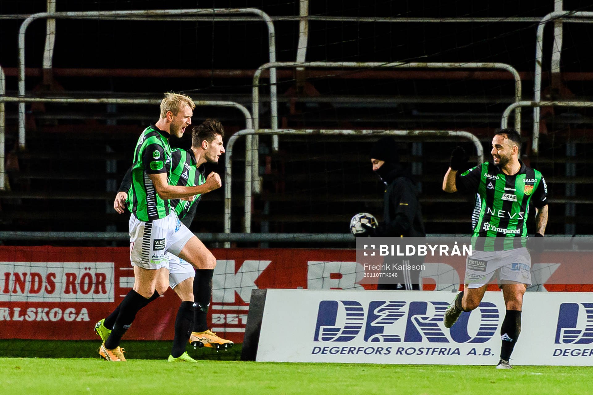 GAIS Carl Elfgren Nyström, Adnan Maric och Richard