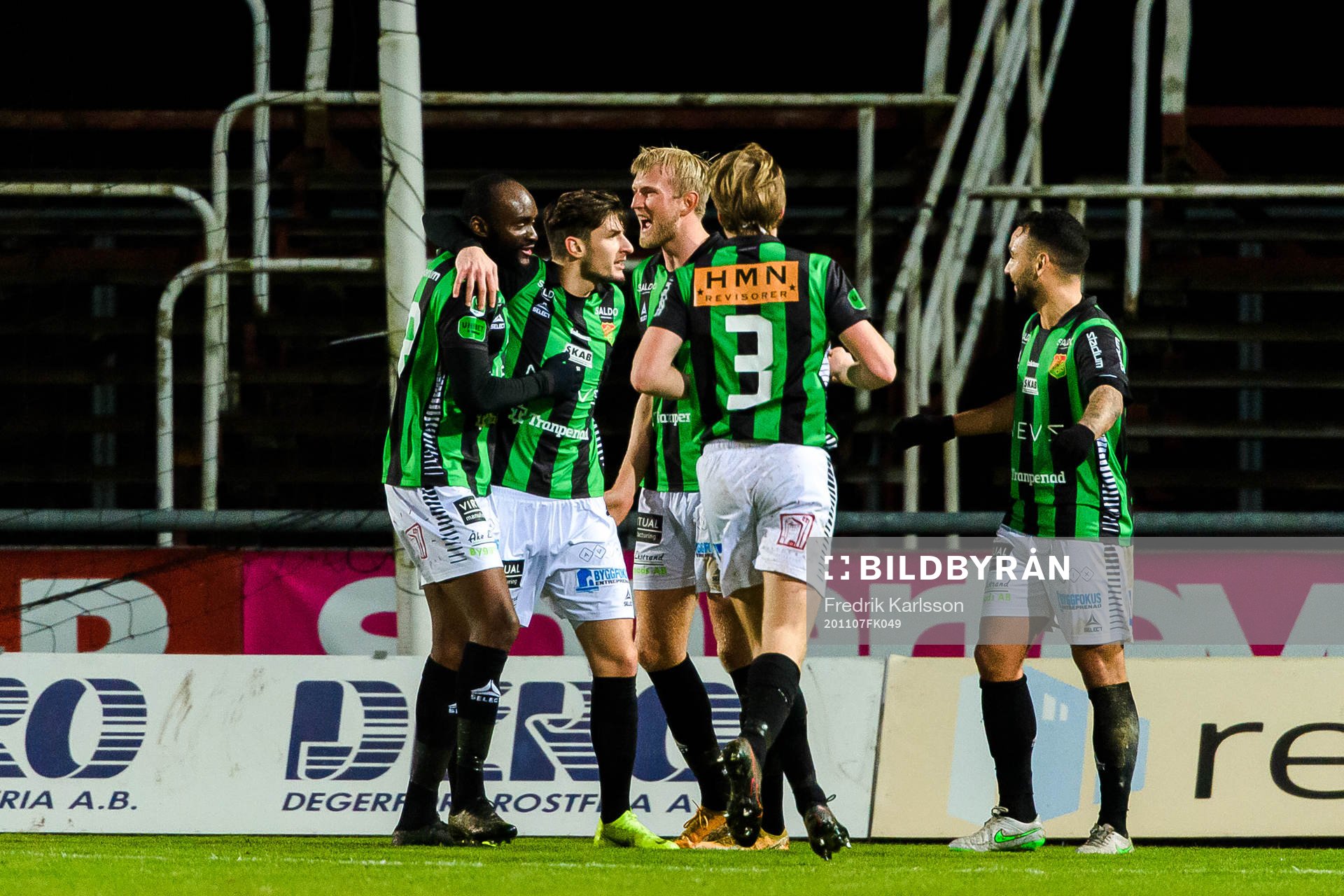 GAIS Carl Elfgren Nyström, Adnan Maric och Richard
