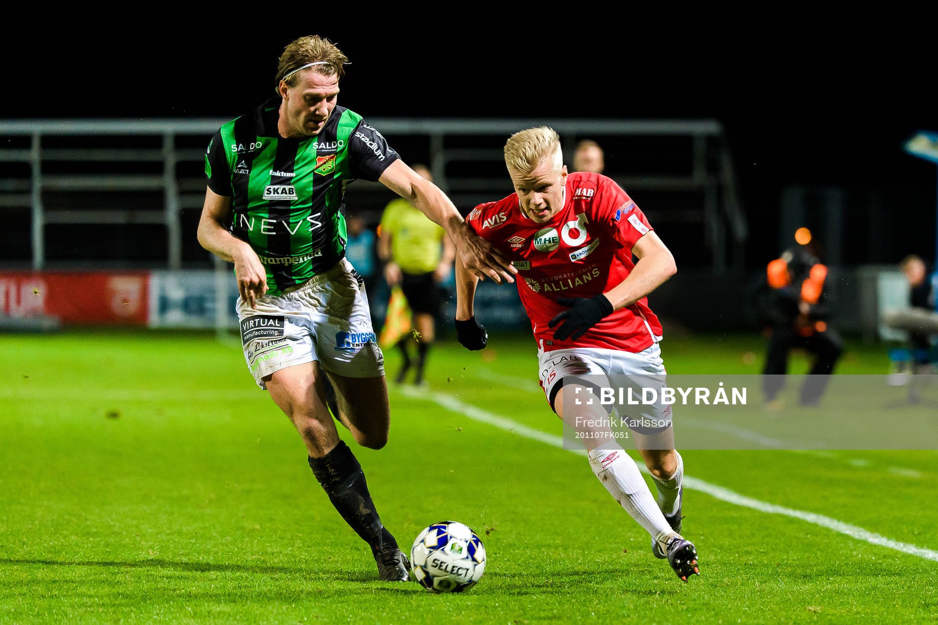 GAIS August Wängberg och Degerfors Axel Lindahl