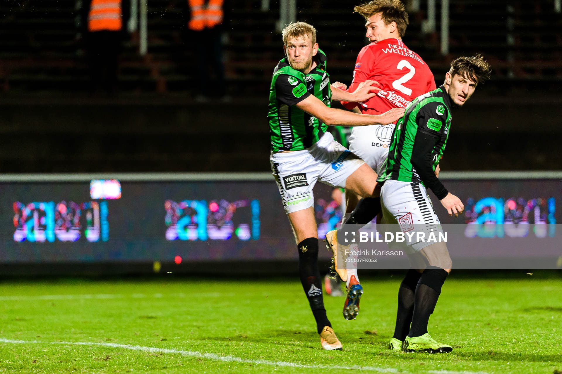 GAIS Carl Elfgren Nyström, Degerfors Gustav Granath och