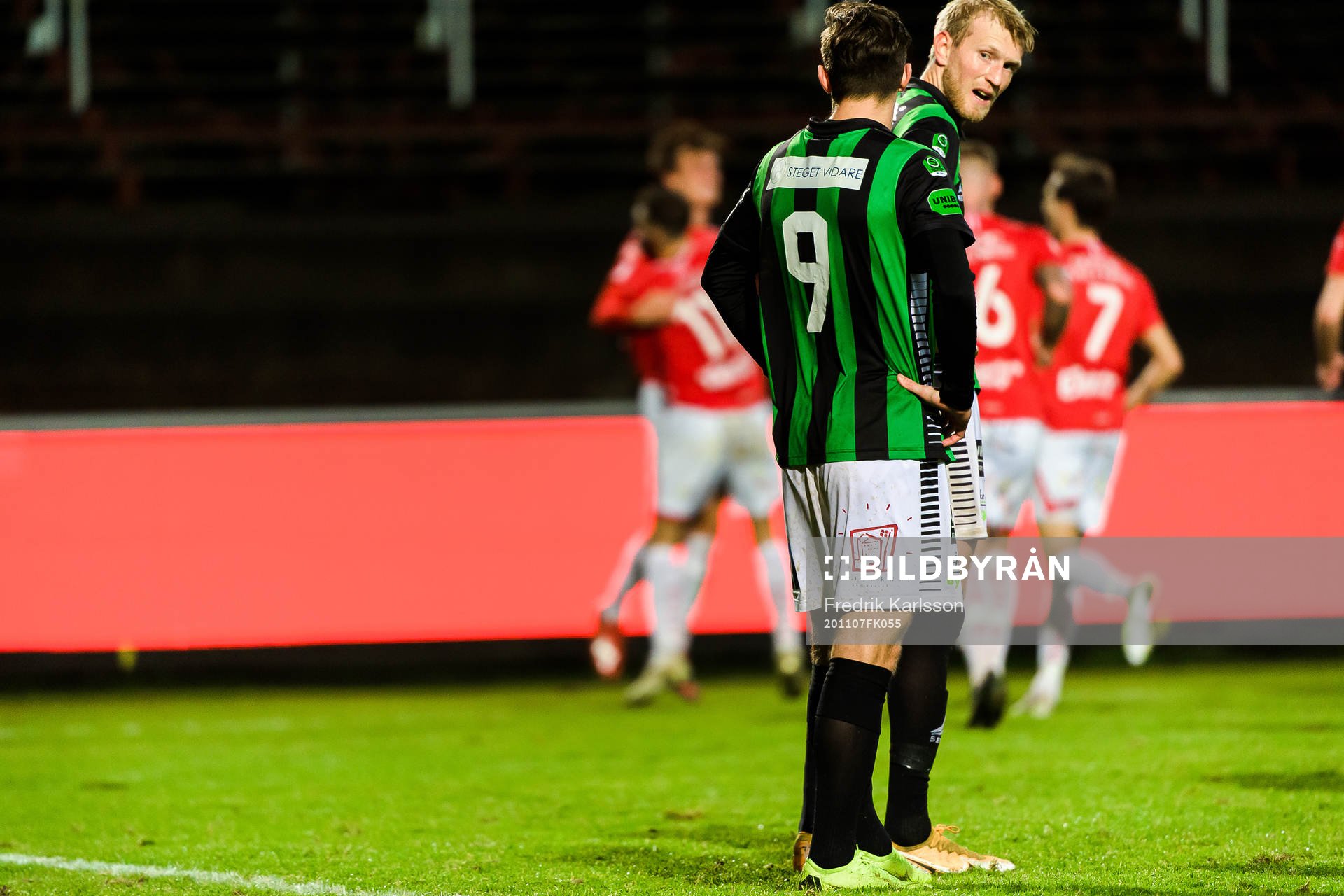 GAIS Adnan Maric  och Carl Elfgren Nyström deppar