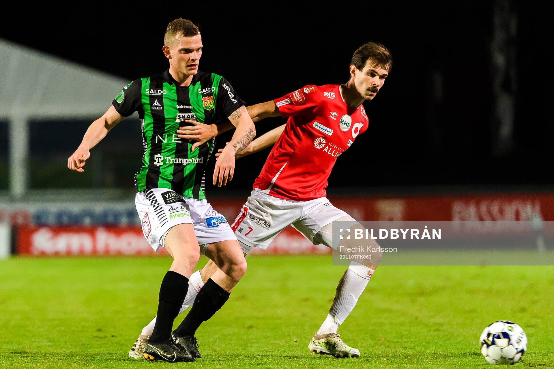 GAIS Meinhard Egilsson Olsen och Degerfors Sebastian Olsson