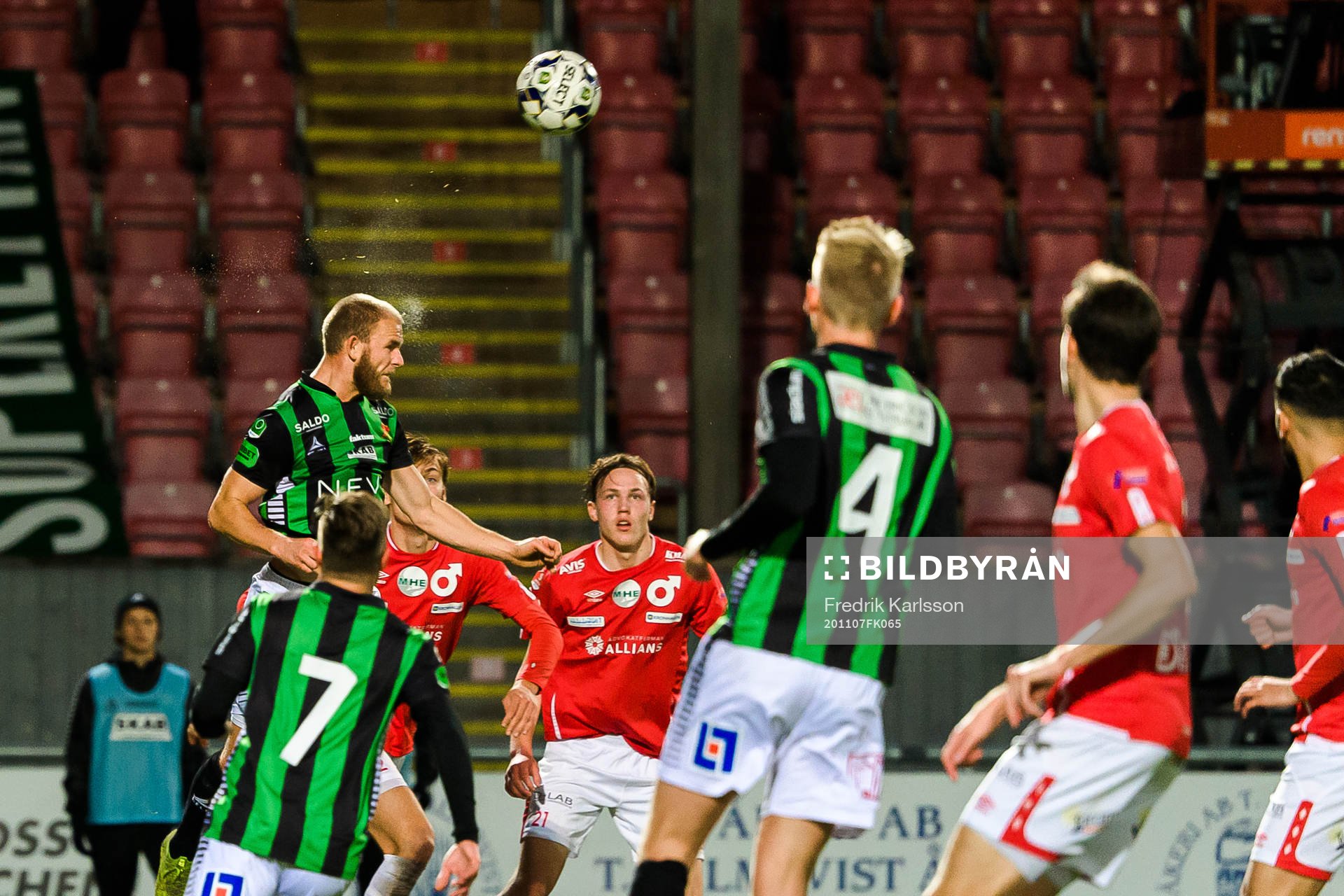 GAIS Niclas Andersén och Degerfors Adam Carlén