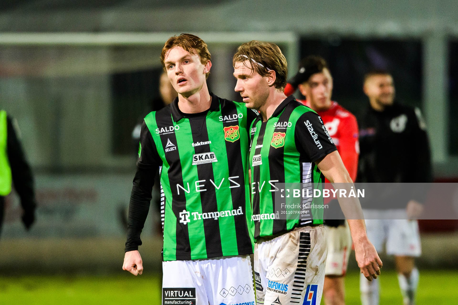 GAIS Julius Johansson och August Wängberg deppar