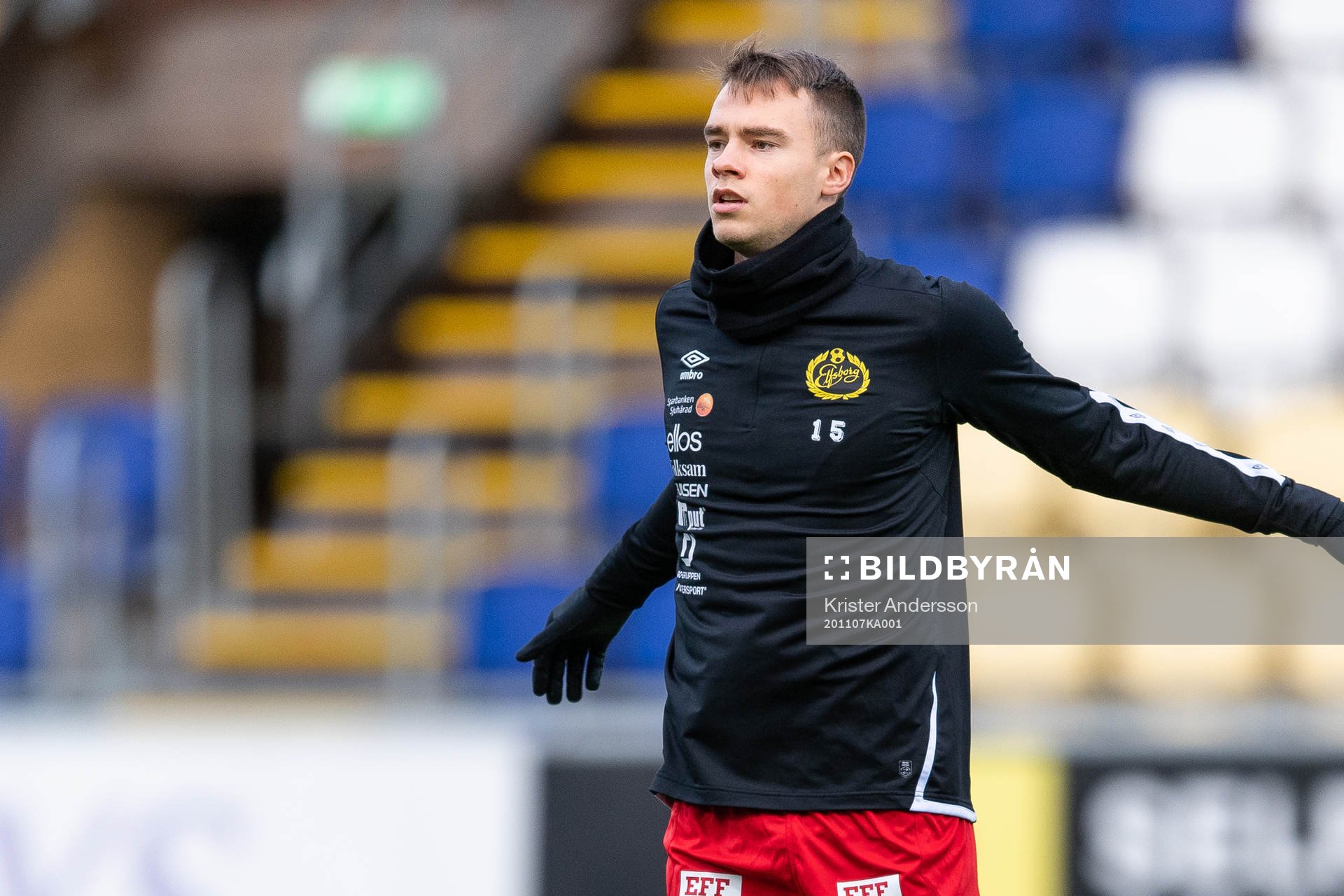 Elfsborgs Leo Väisänen före fotbollsmatchen i