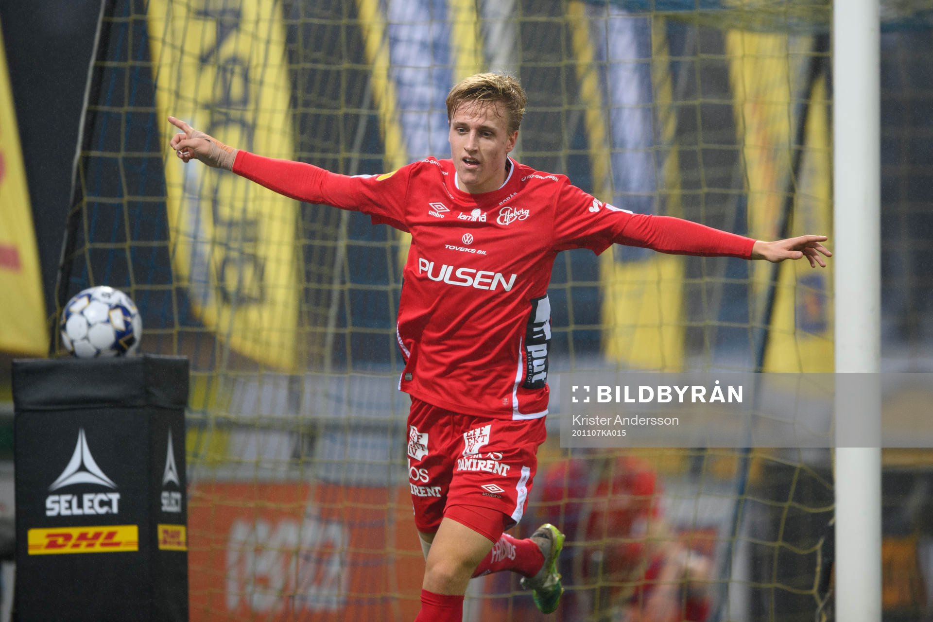Elfsborgs Jeppe Møldrup Okkels jublar
