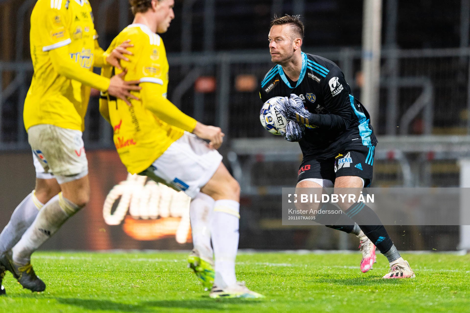 Falkenbergs målvakt Viktor Noring