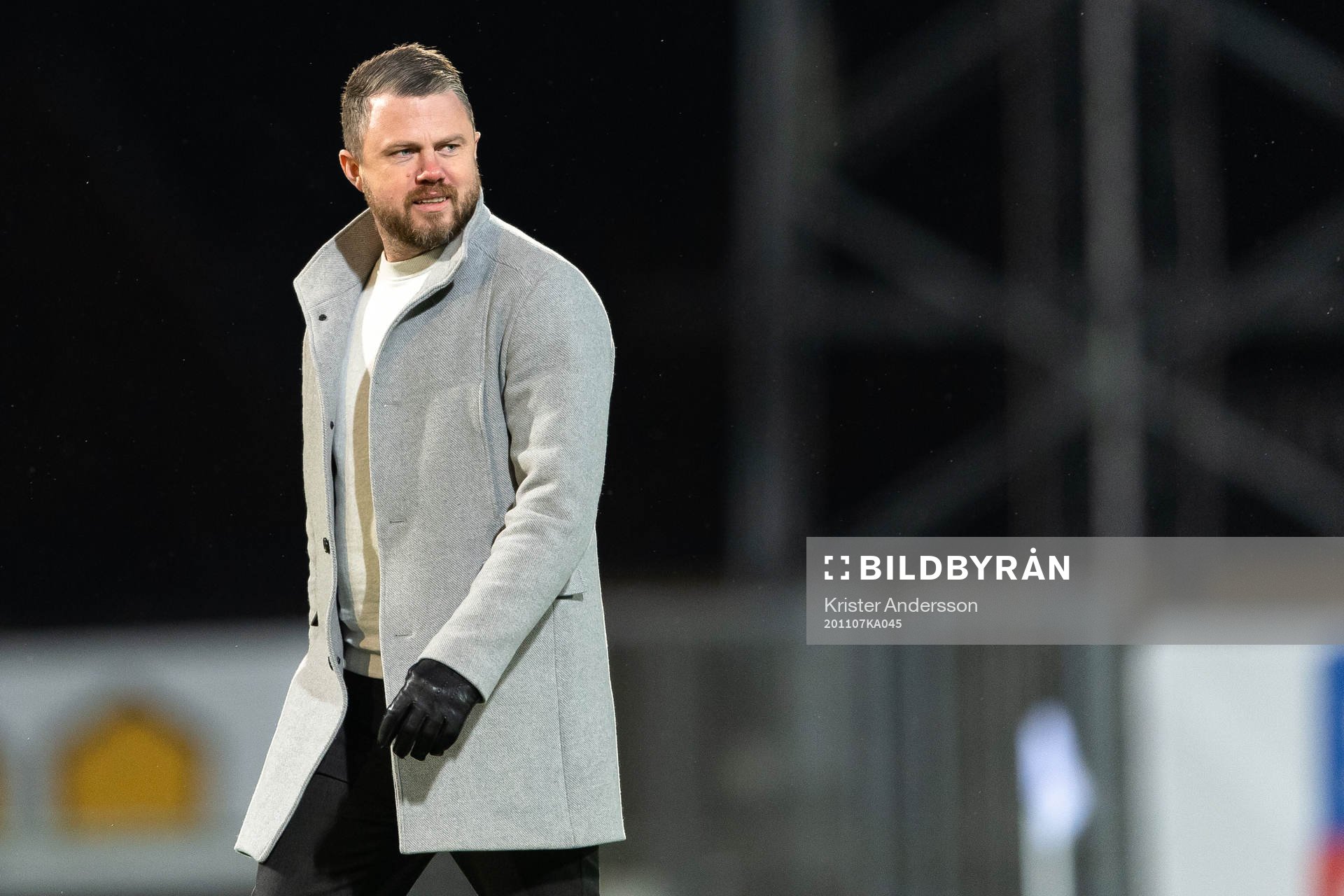 Elfsborgs manager Jimmy Thelin efter fotbollsmatchen i Allsvenskan mellan Falkenberg och Elfsborg den 7 november 2020 i Falkenberg.