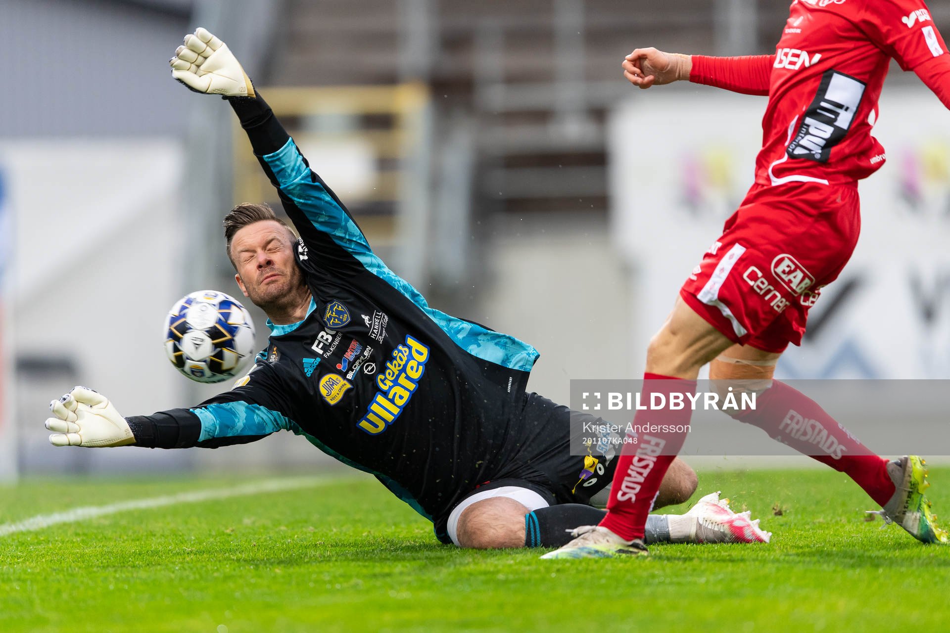 Falkenbergs målvakt Viktor Noring
