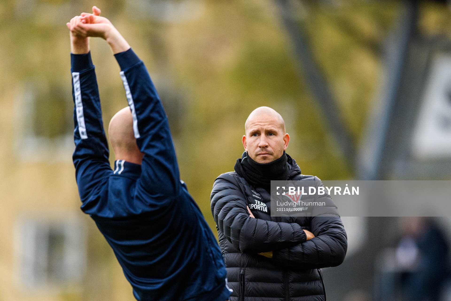 Tvååkers tränare Mattias Lindström