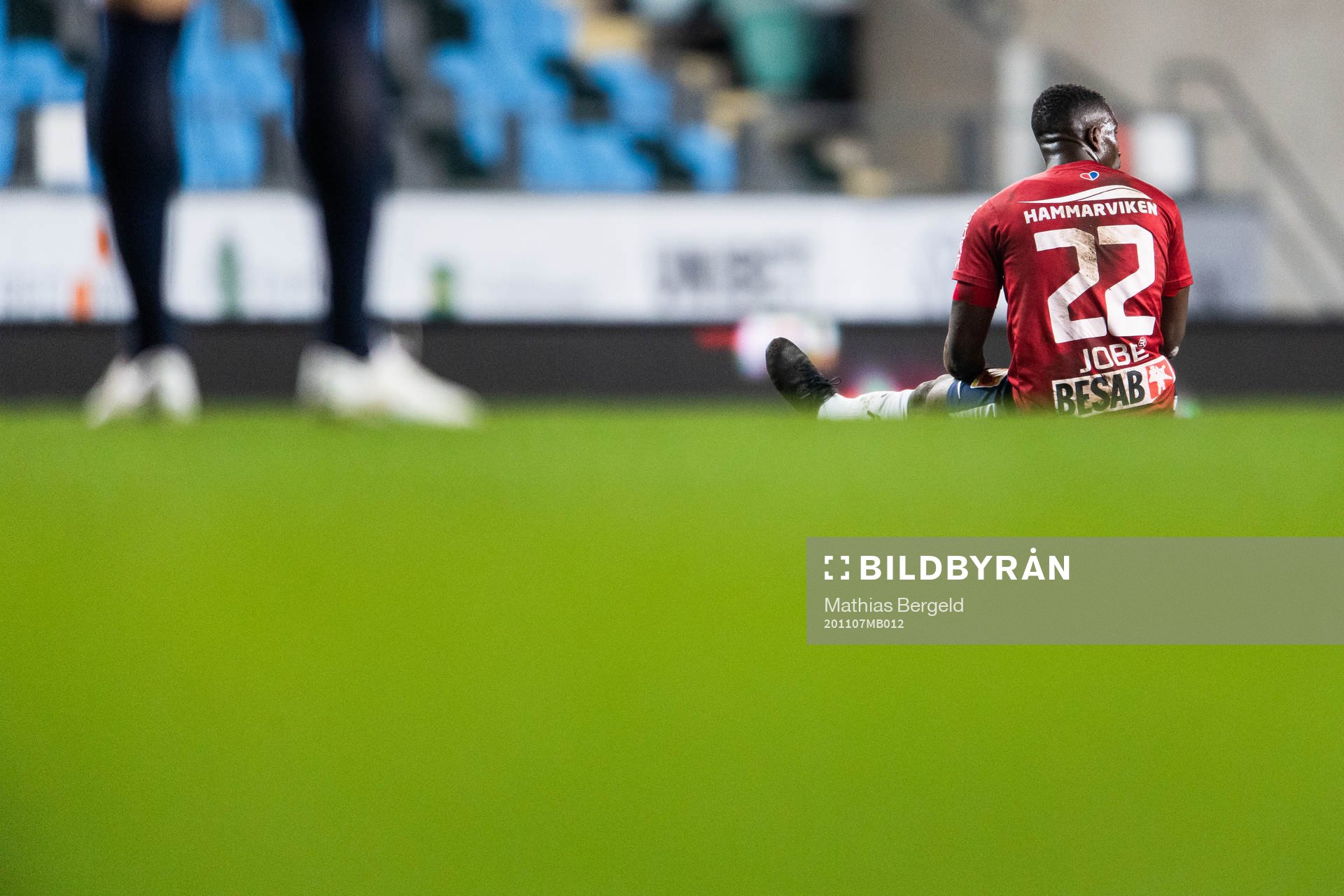 Örgrytes Babacarr Jobe deppar