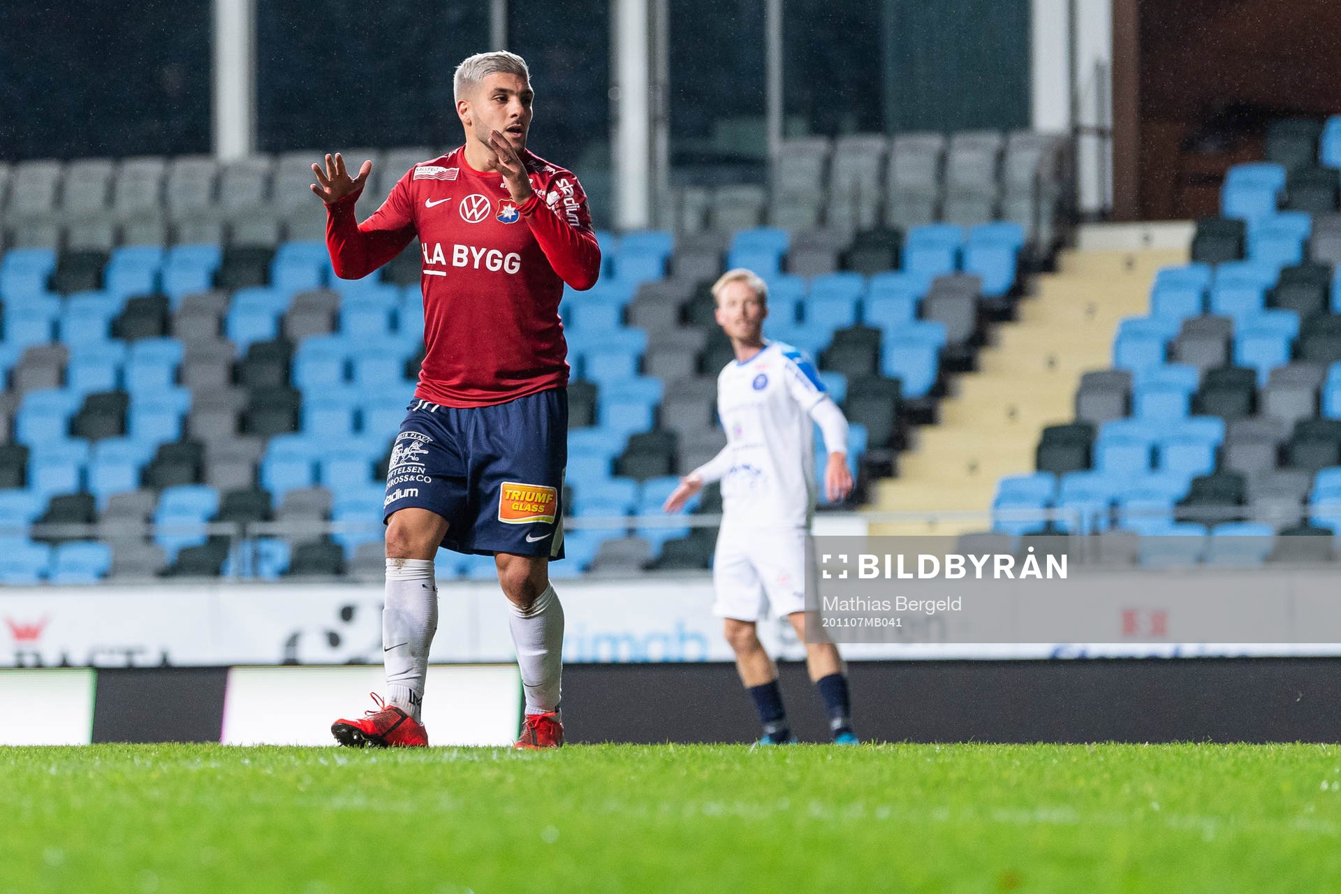 Örgrytes Moestafa El Kabir reagerar