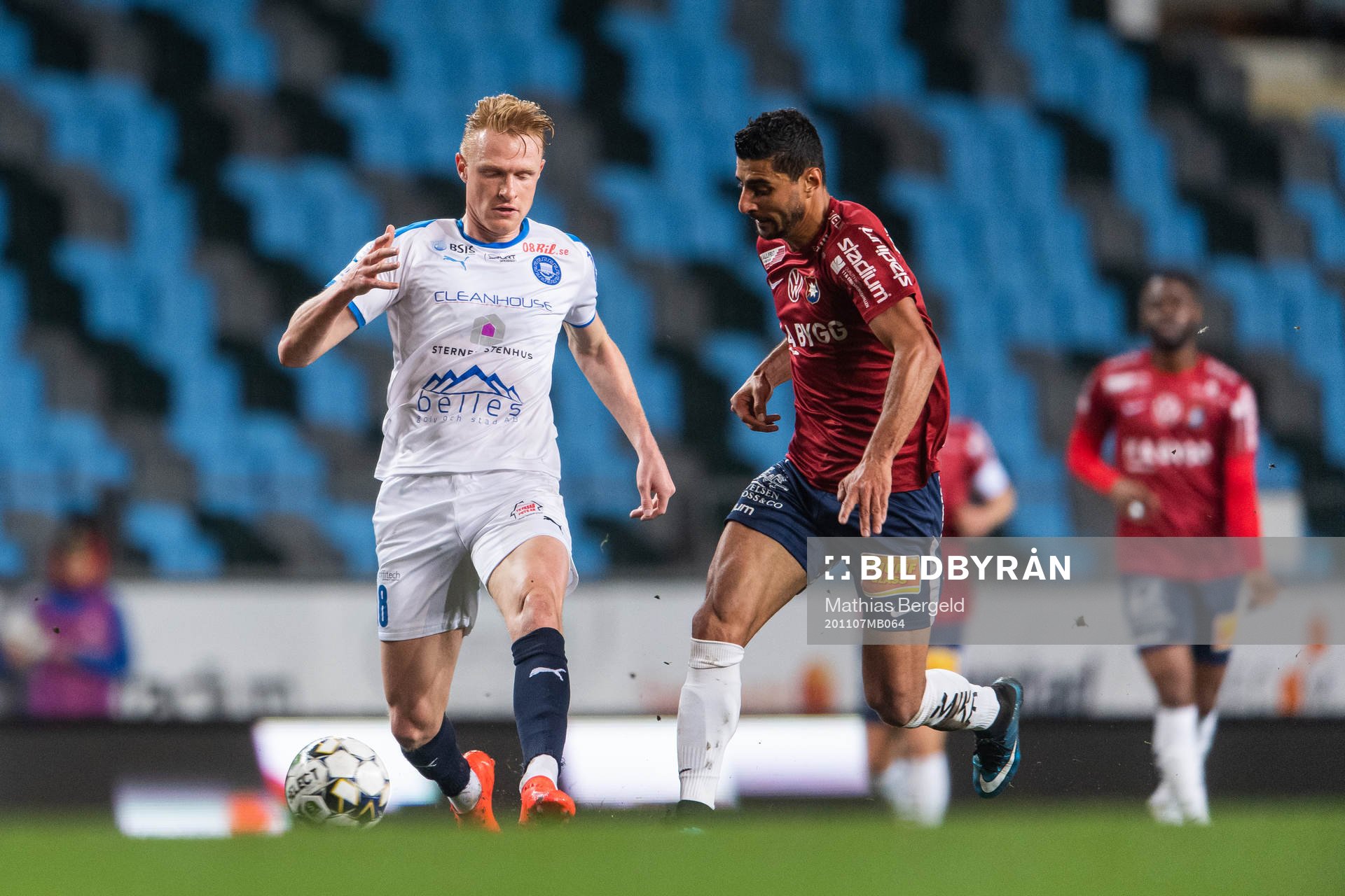 Akropolis Nicklas Maripuu och Örgrytes Ailton Jose Almeida