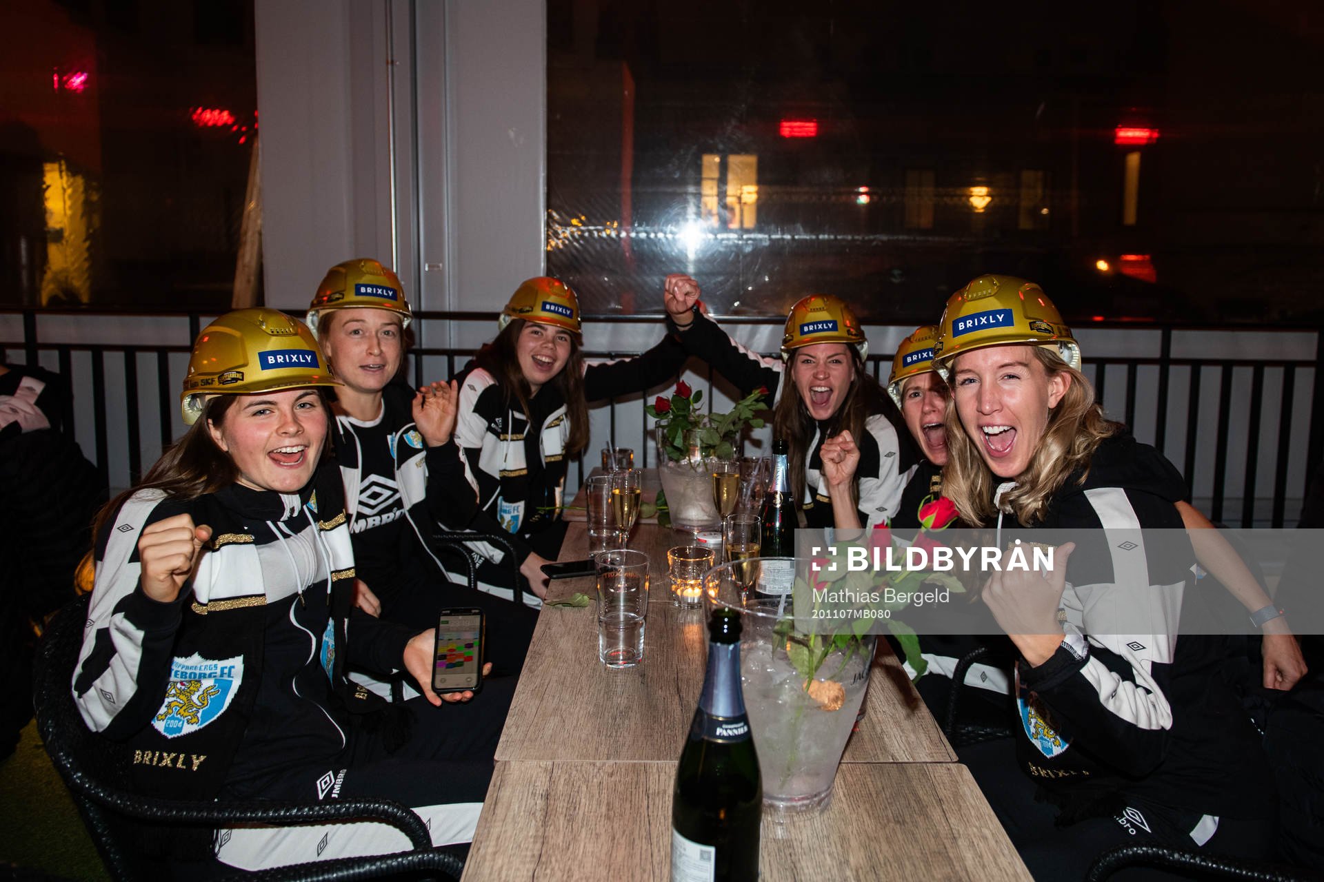 Hanna Wijk, Emily Sonnett, målvakt Lisa Hall, Pauline