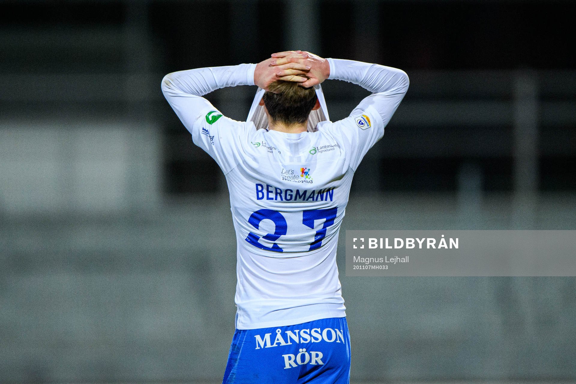 IFK Norrköpings Ísak Bergmann Jóhannesson deppar
