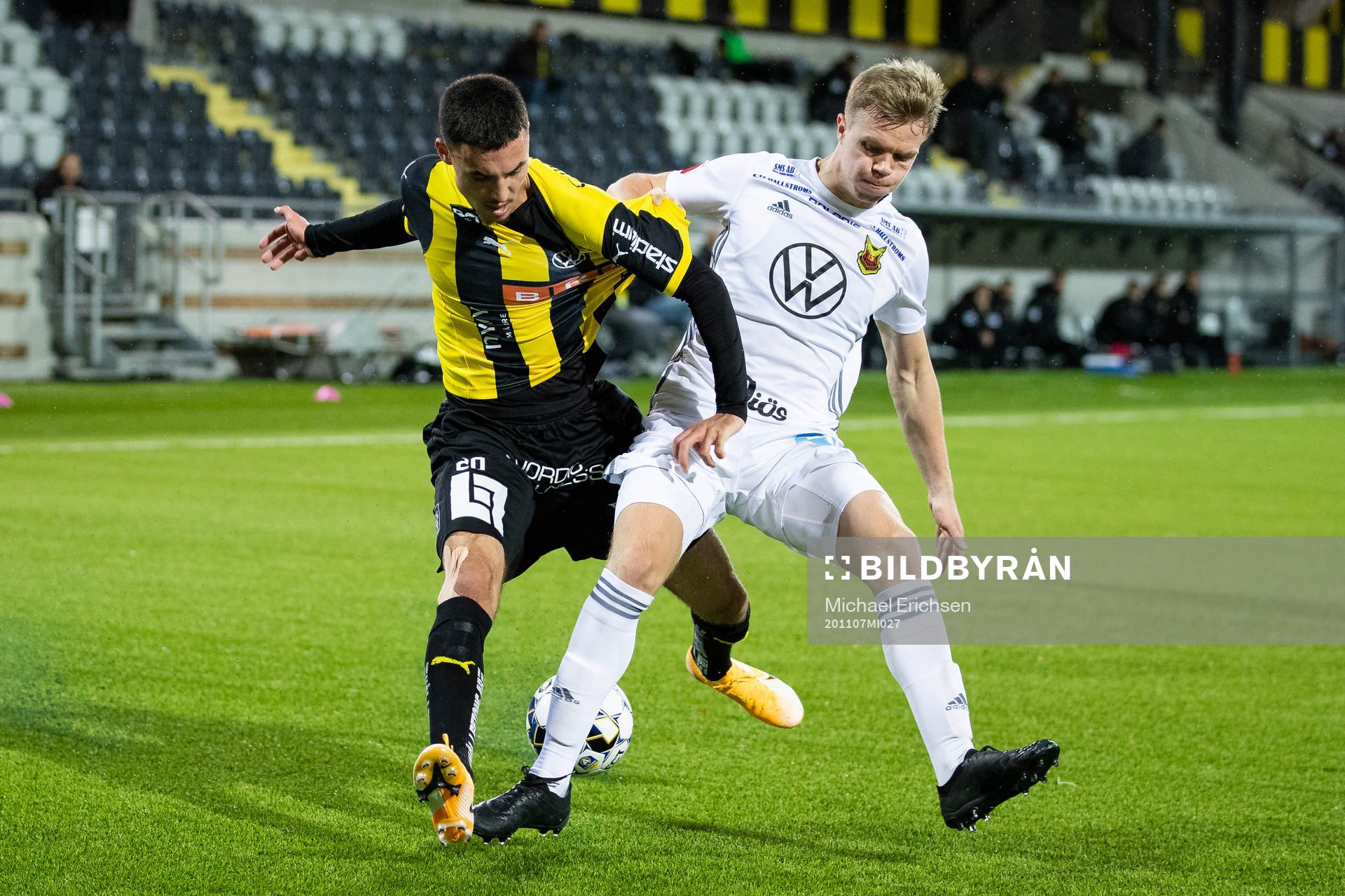 Häckens Ali Youssef och Östersunds Eirik Haugan