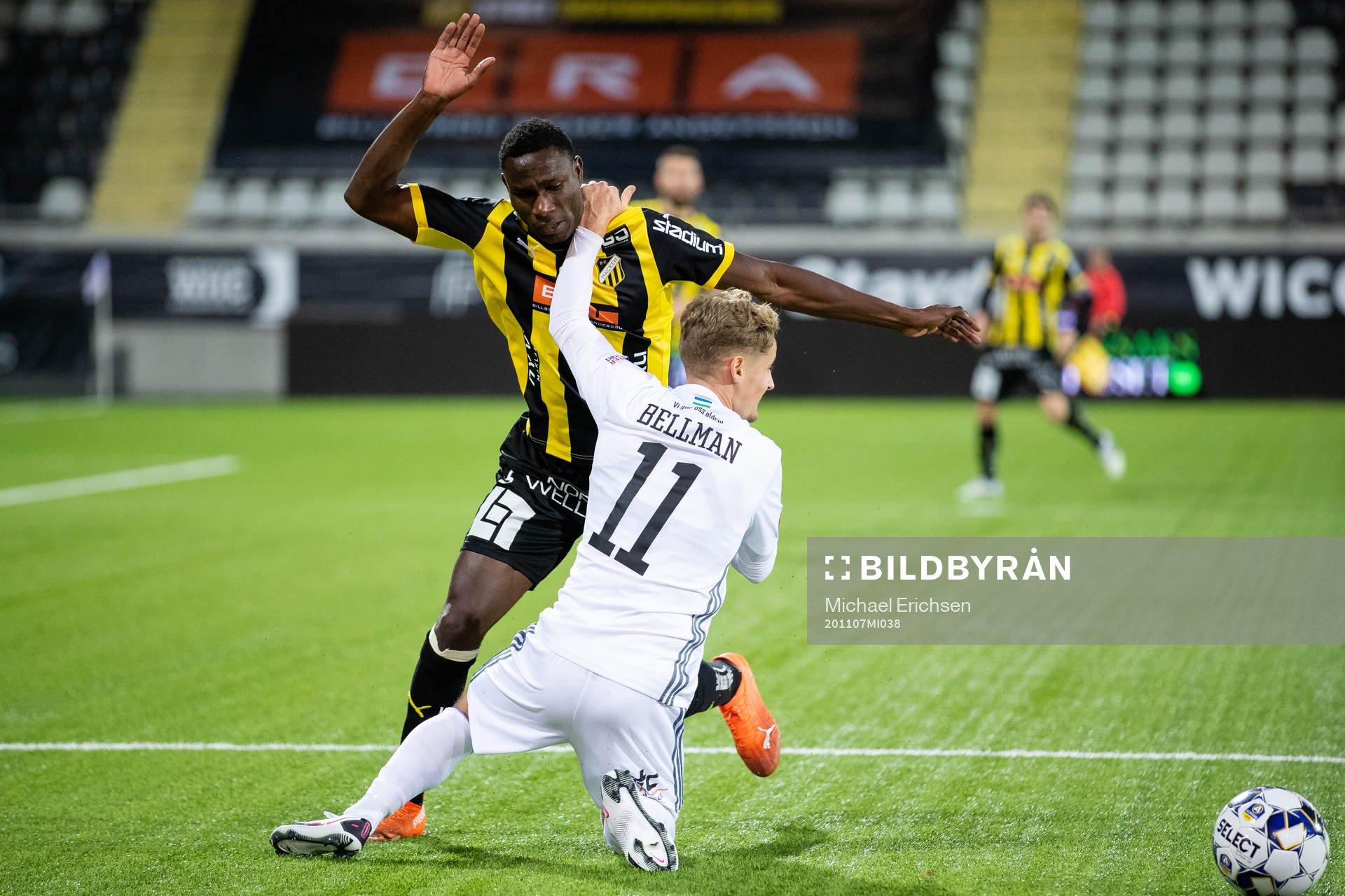 Häckens Godswill Ekpolo och Östersunds Henrik Bellman