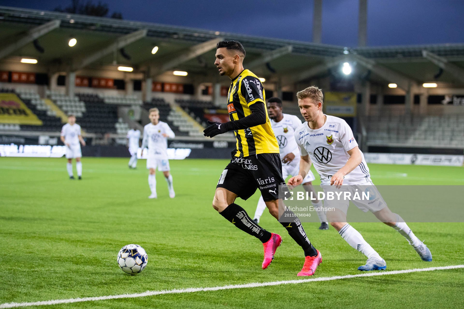 Häckens Ahmed Yasin och Östersunds Ludvig Fritzson