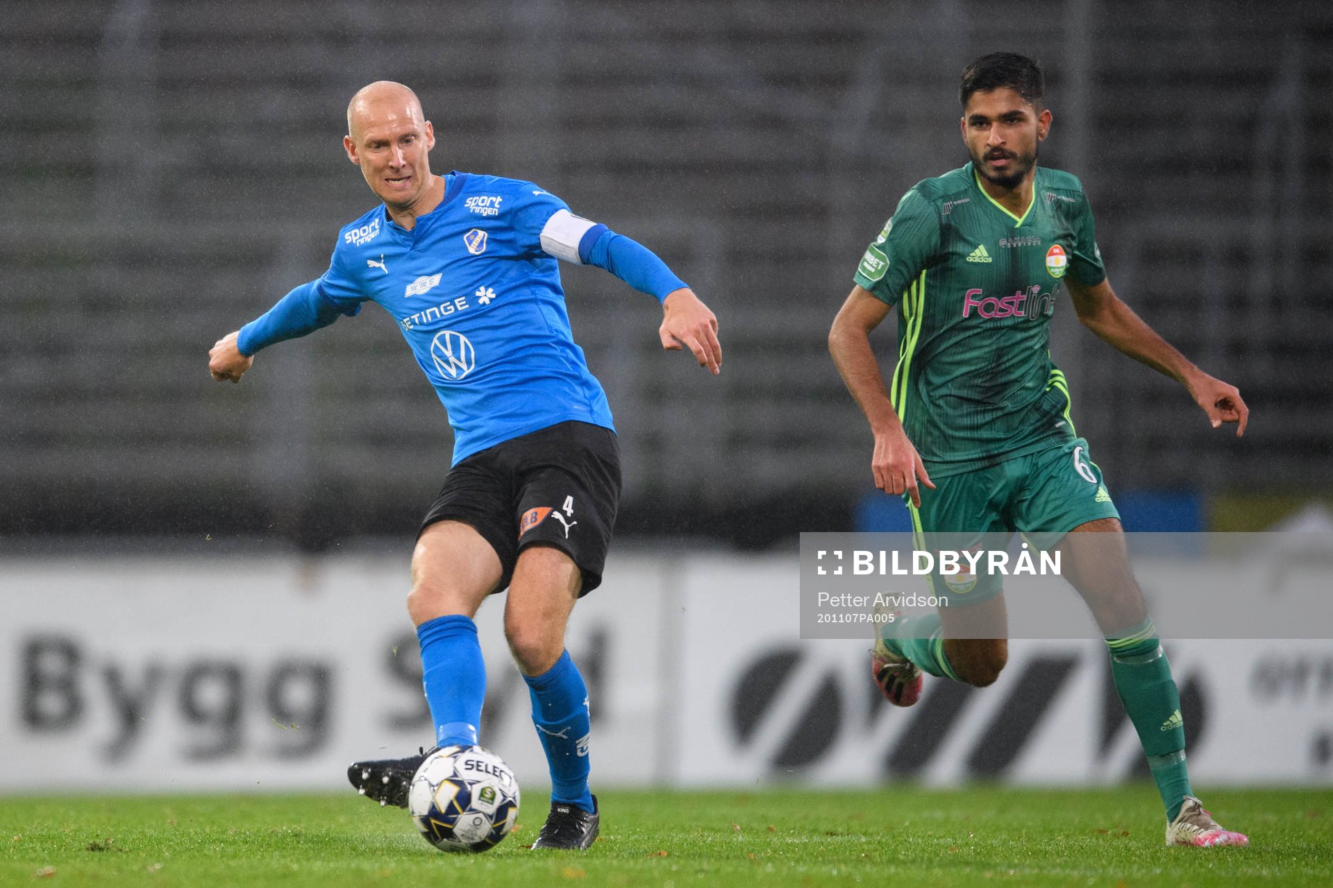 Halmstads Andreas Johansson och Dalkurds Suleman Zurmati