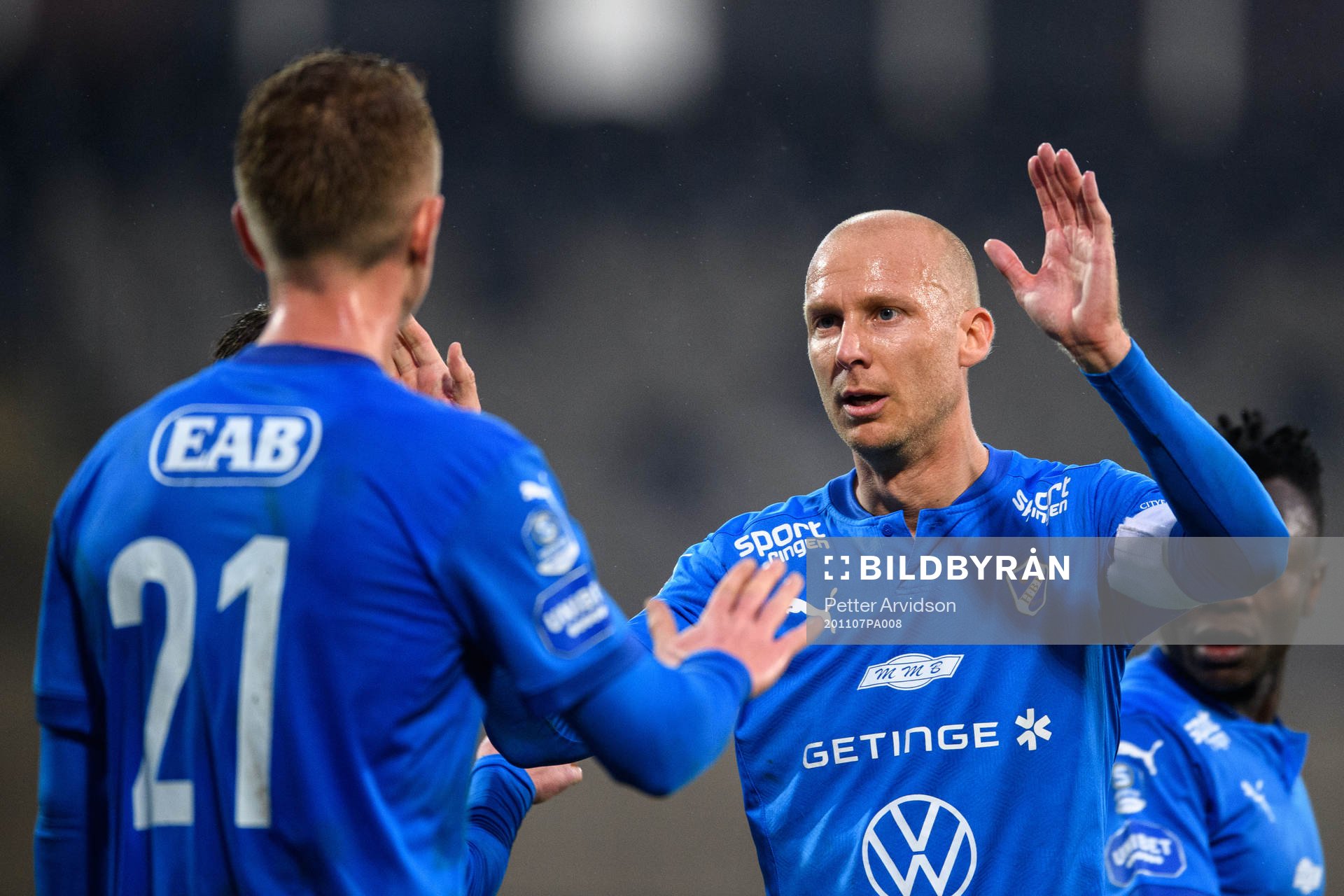 Halmstads Andreas Johansson jublar
