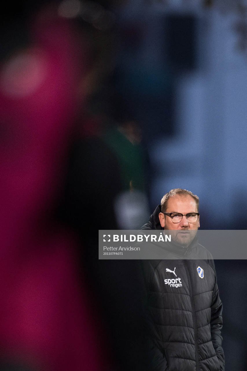 Halmstads tränare Magnus Haglund