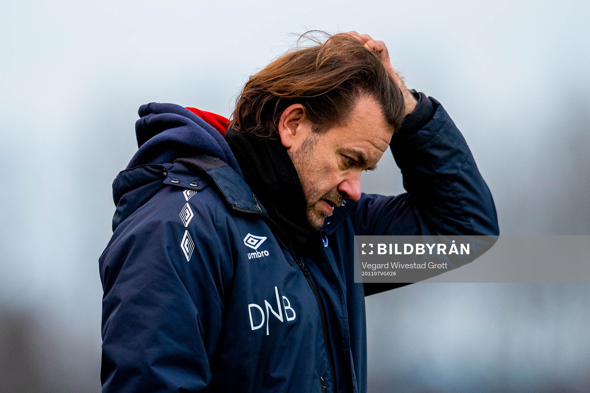 Jack Majgaard Jensen, head coach of Vålerenga, looks