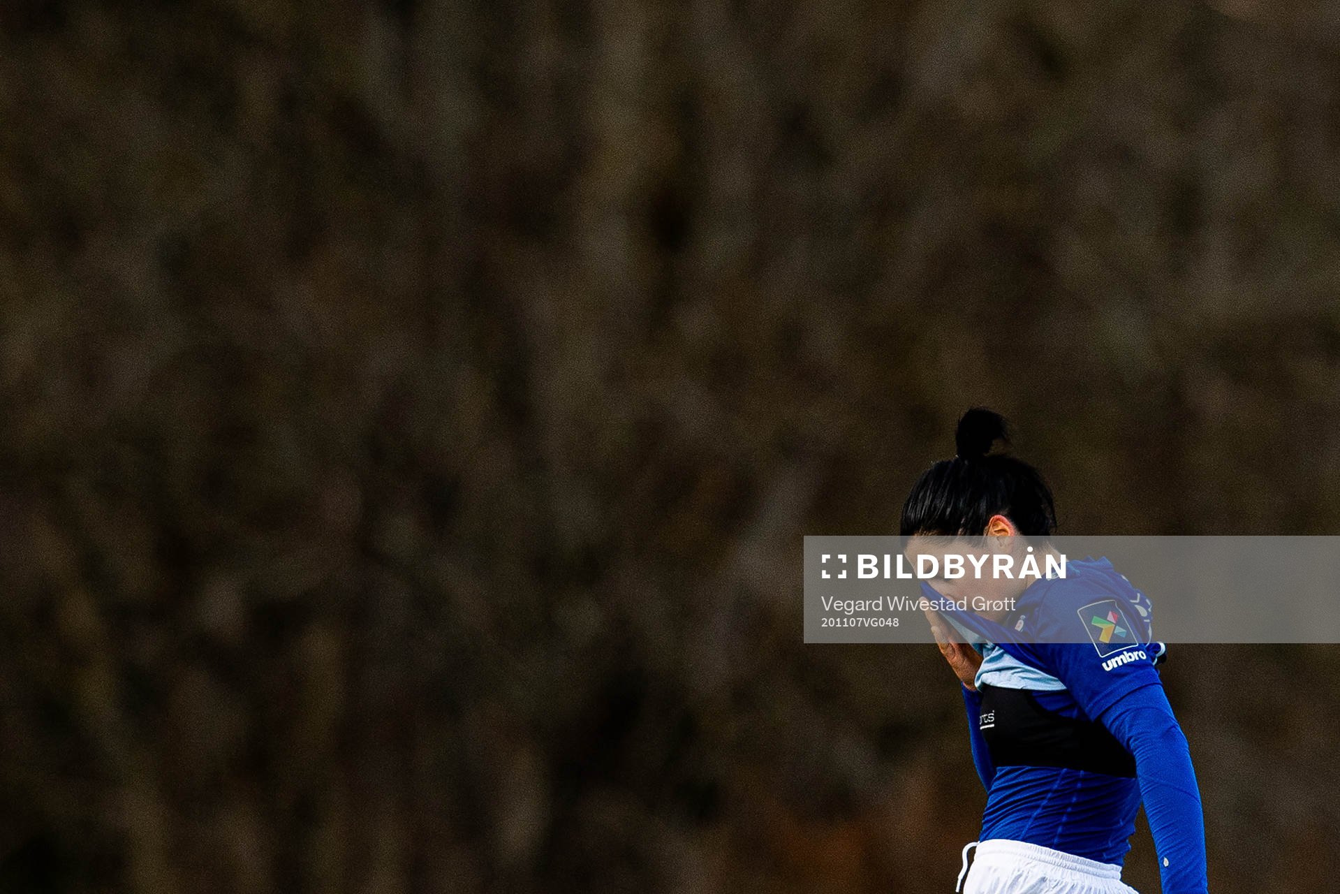 Dejana Stefanovic of Vålerenga looks dejected