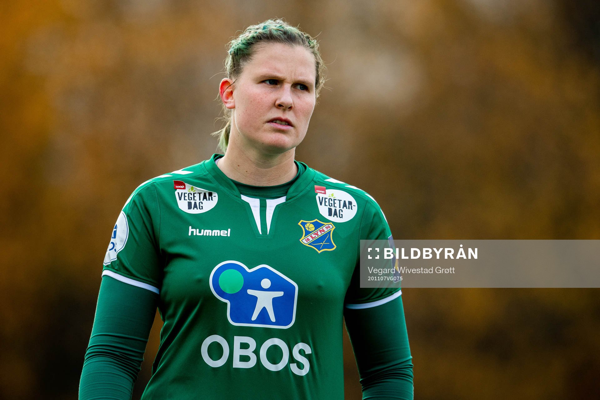 Goalkeeper Kirvil Odden Sundsfjord of Lyn