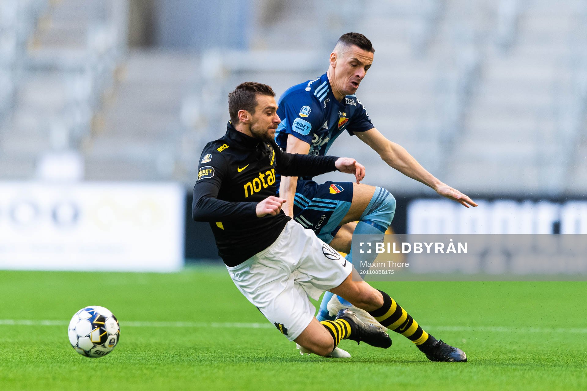 s Filip Rogic och Djurgårdens Haris Radetinac