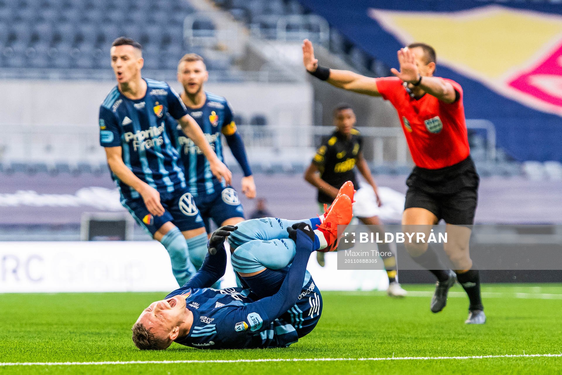 Djurgårdens Fredrik Ulvestad har ont