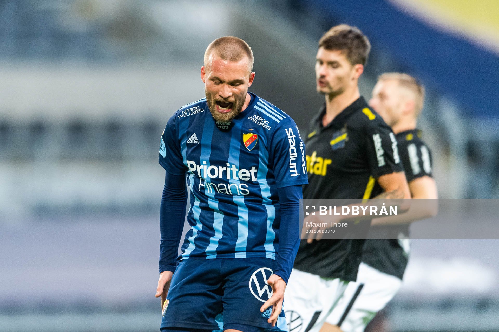 Djurgårdens Nicklas Bärkroth deppar
