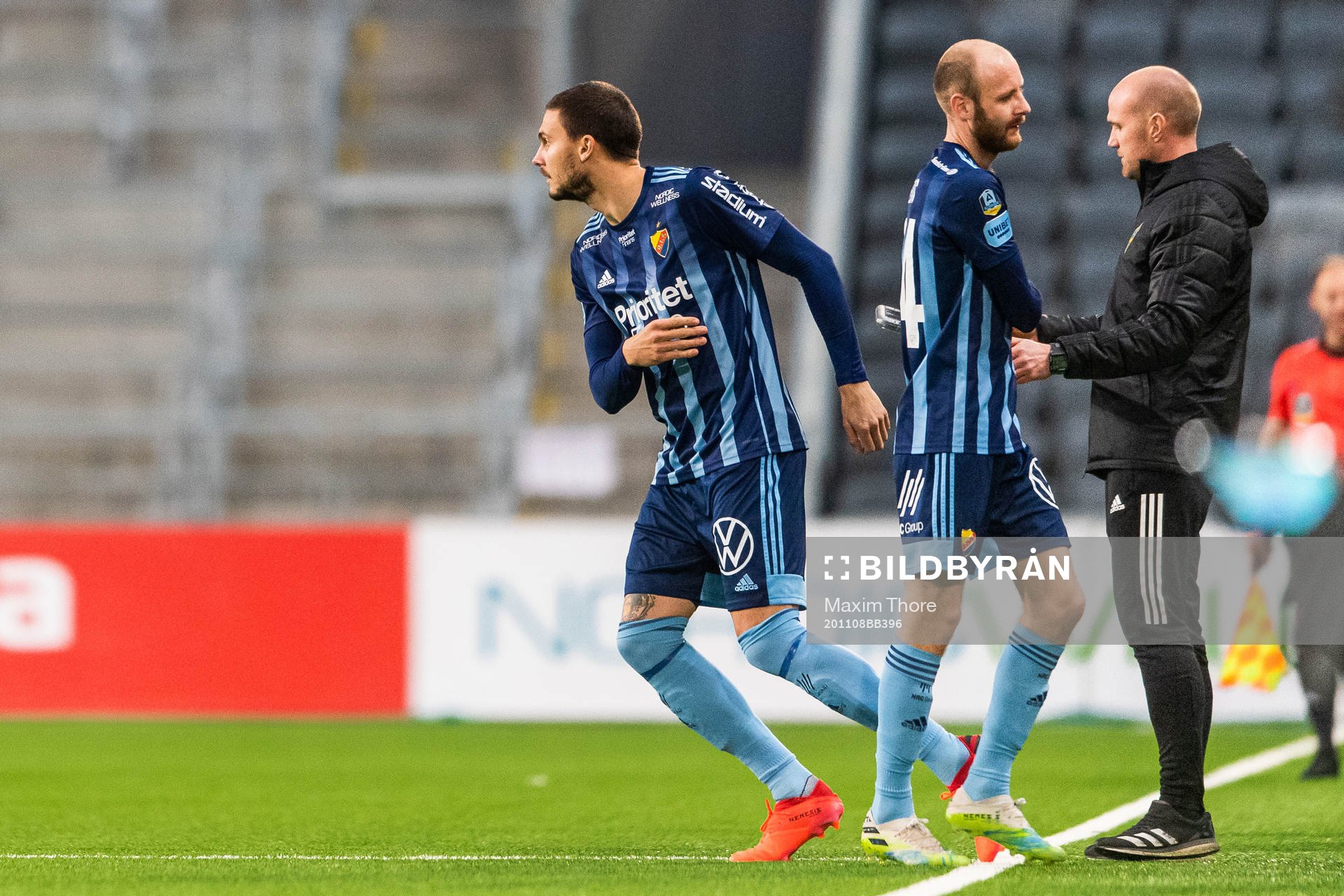 Djurgårdens Erik Berg byts in