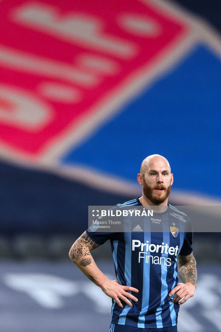 Djurgårdens Magnus Eriksson deppar