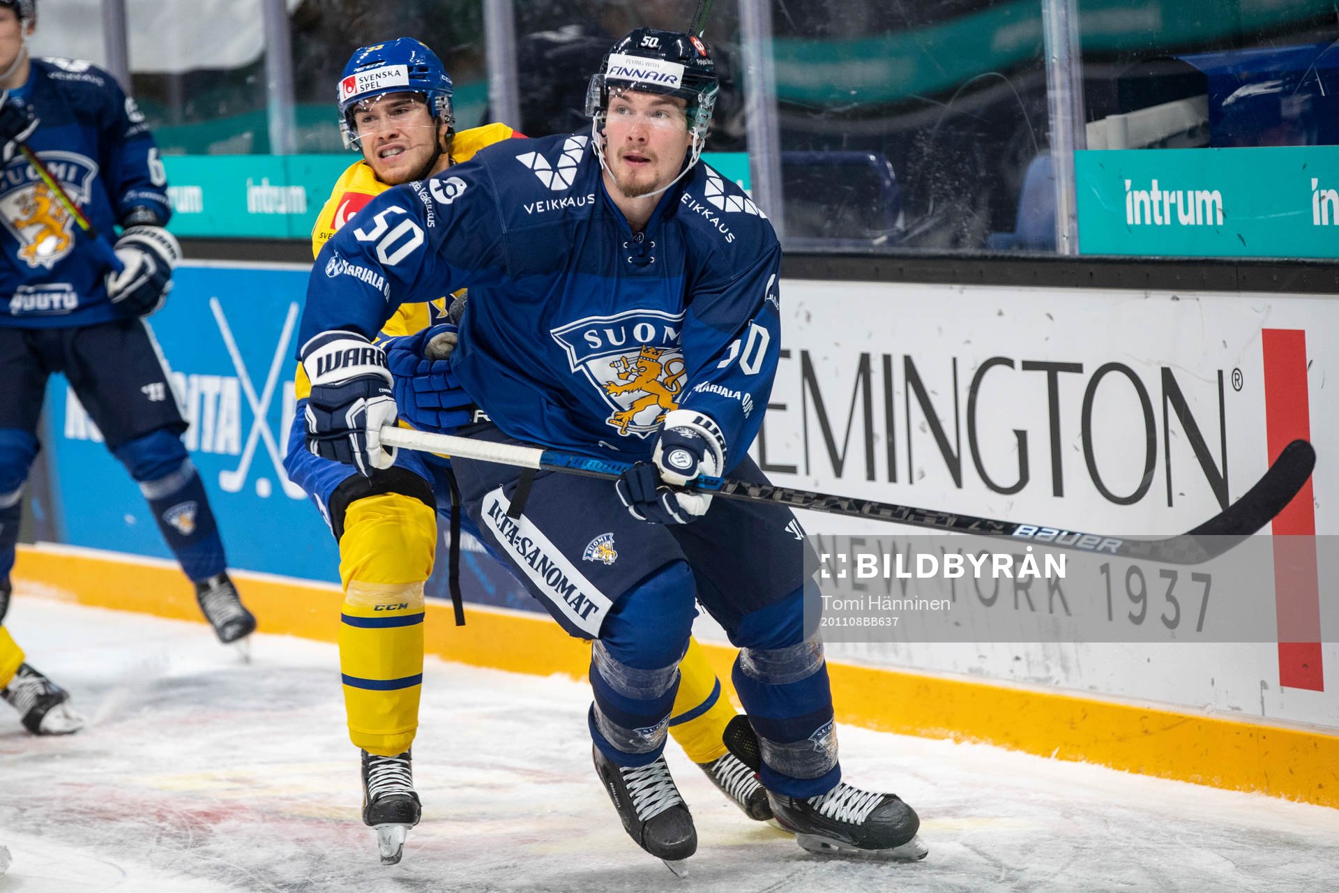 Mikael Seppälä #50, FIN, Michael Lindqvist #33, SWE