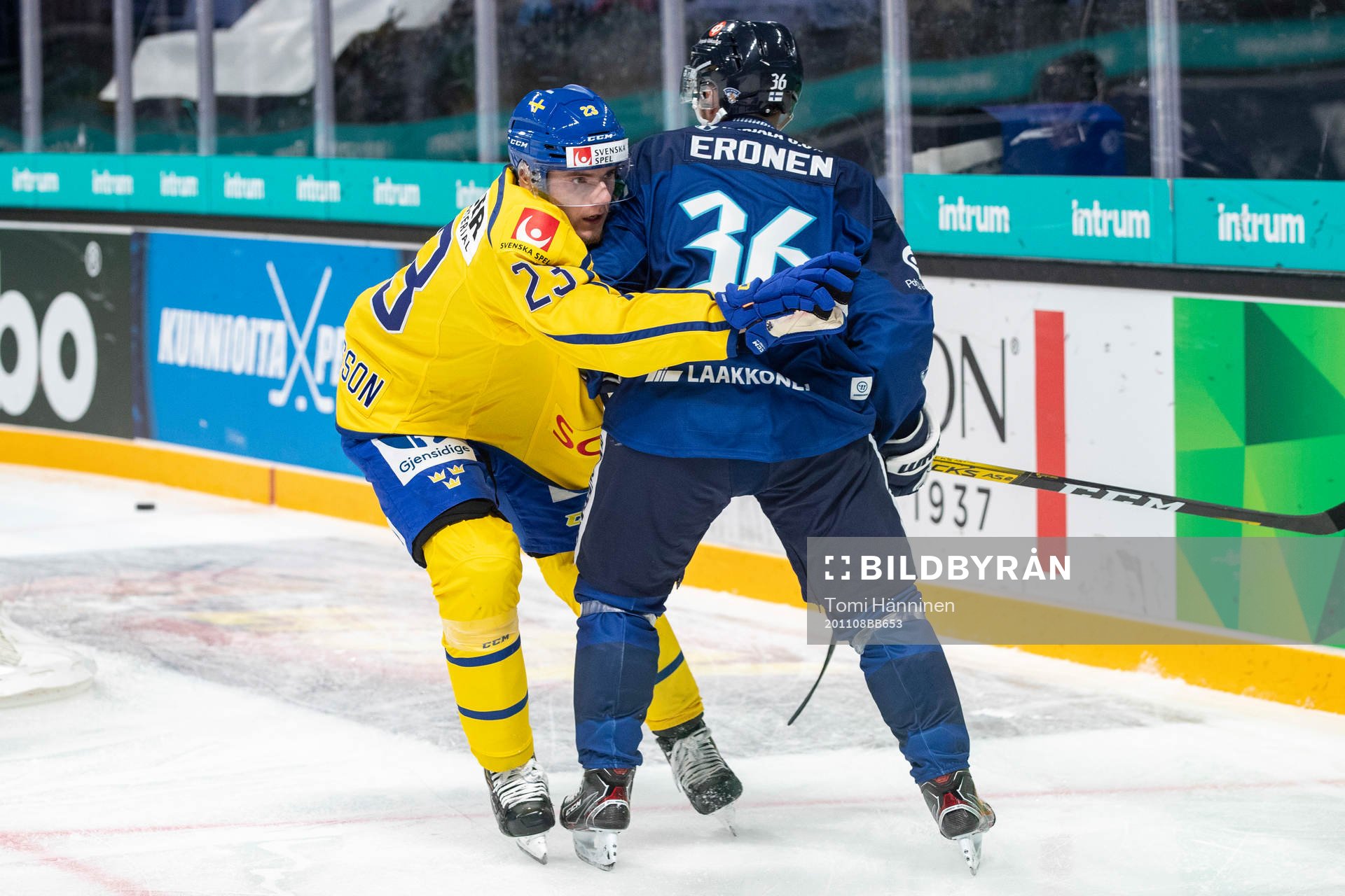 Lias Andersson #23, SWE, Elmeri Eronen #36, FIN
