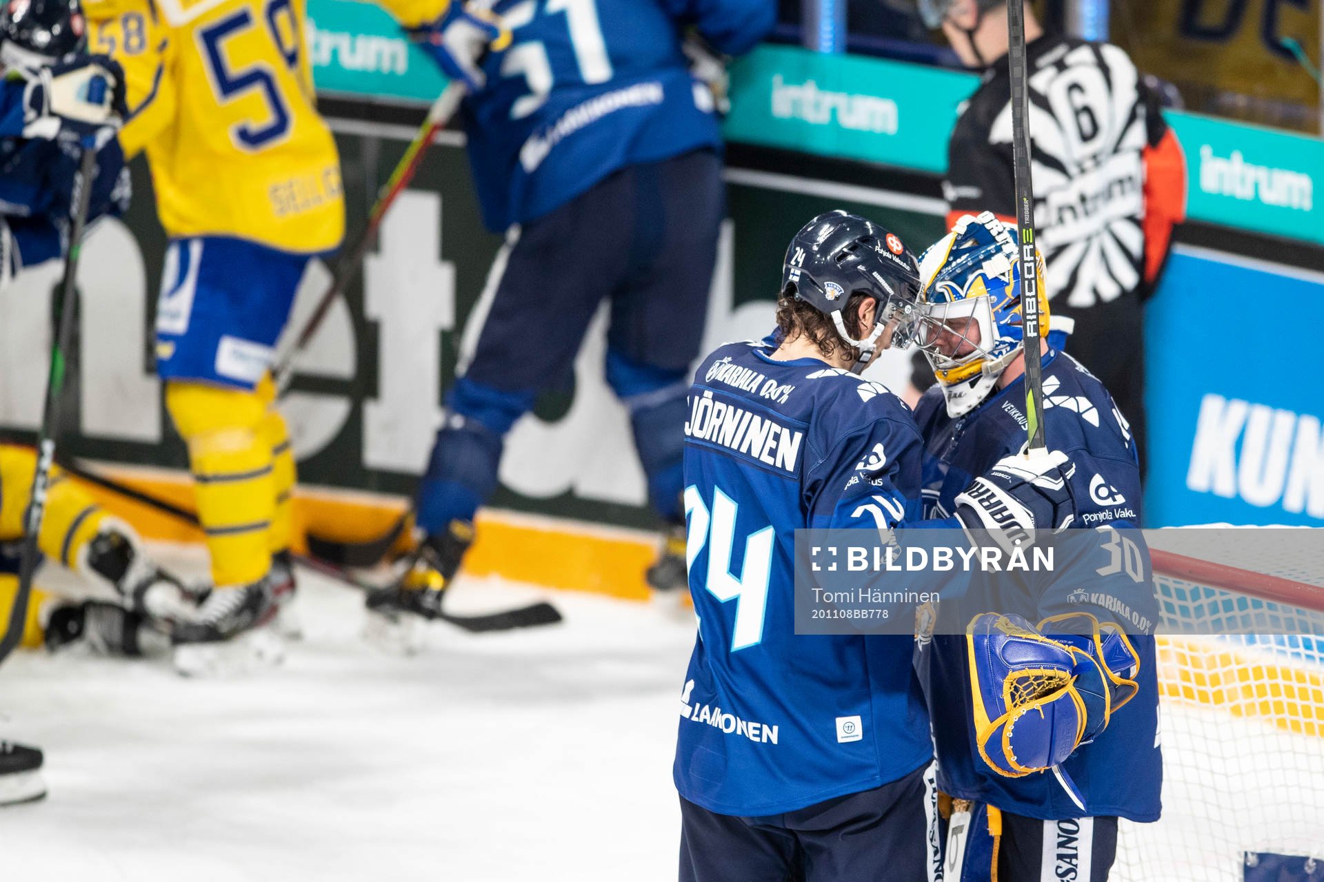 Hannes Björninen #24, FIN, Sami Rajaniemi #30, FIN