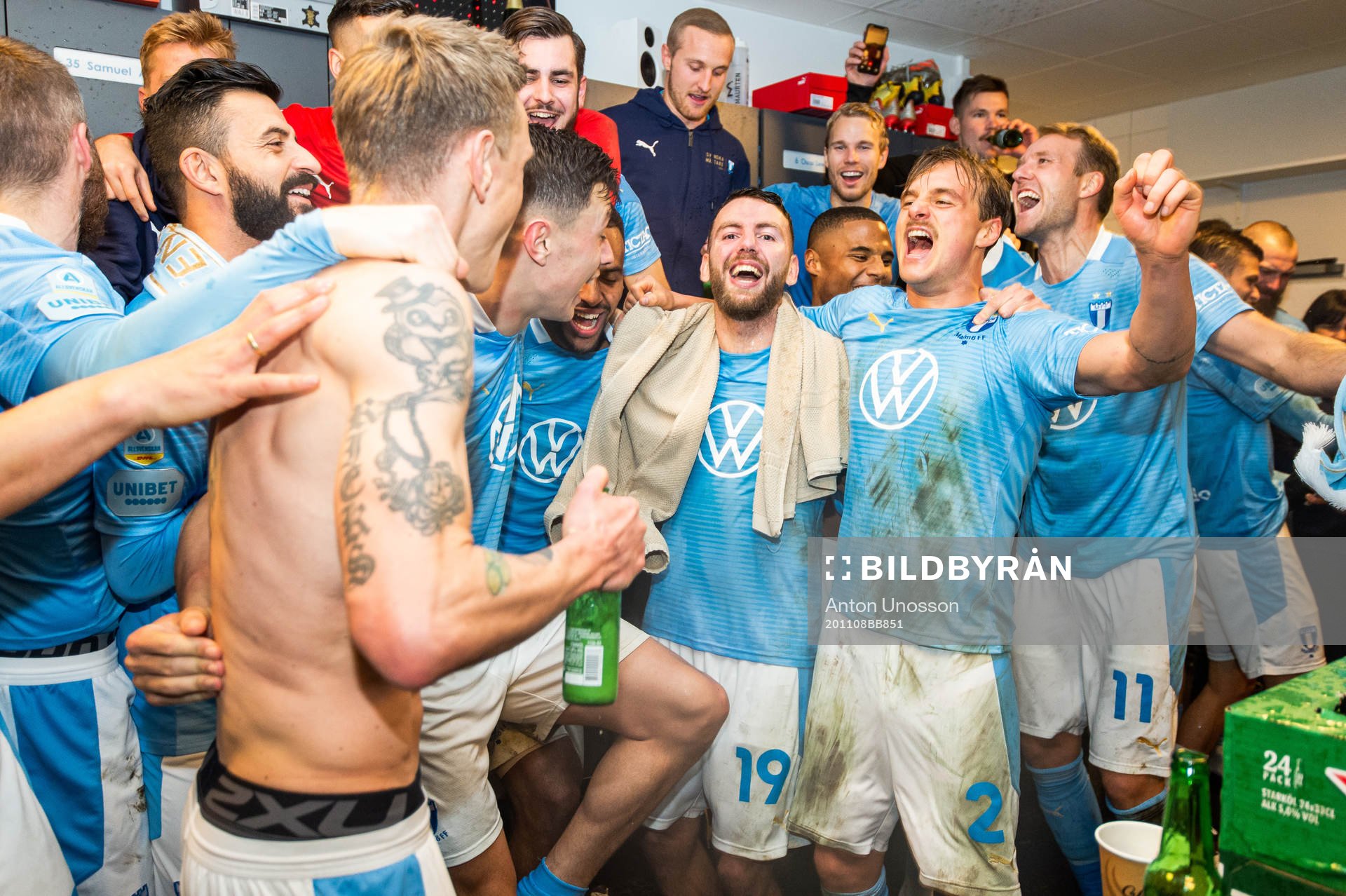 I denna handout bild från Malmö FF syns Malmö FFs Erdal