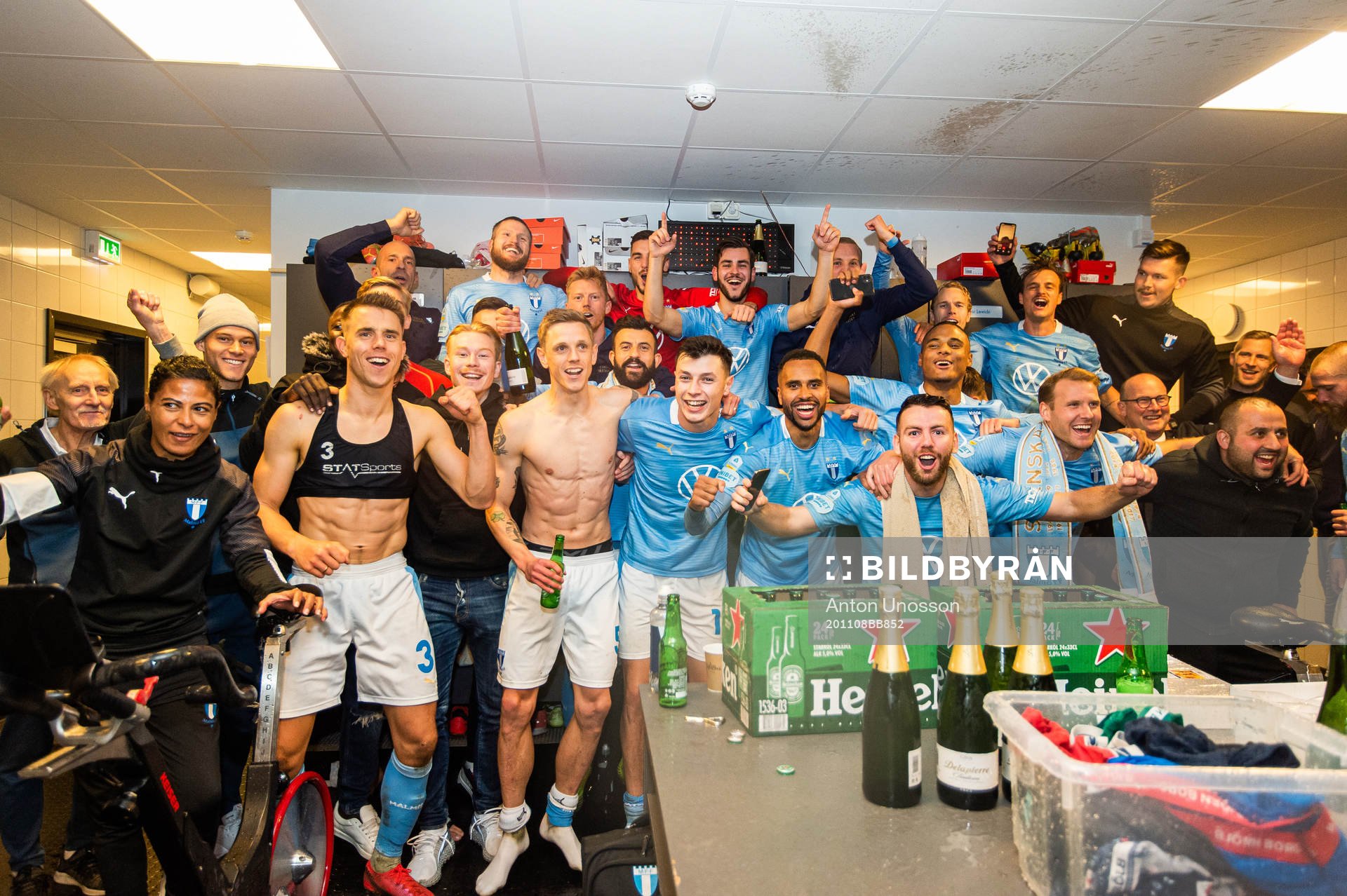 I denna handout bild från Malmö FF syns Malmö FFs