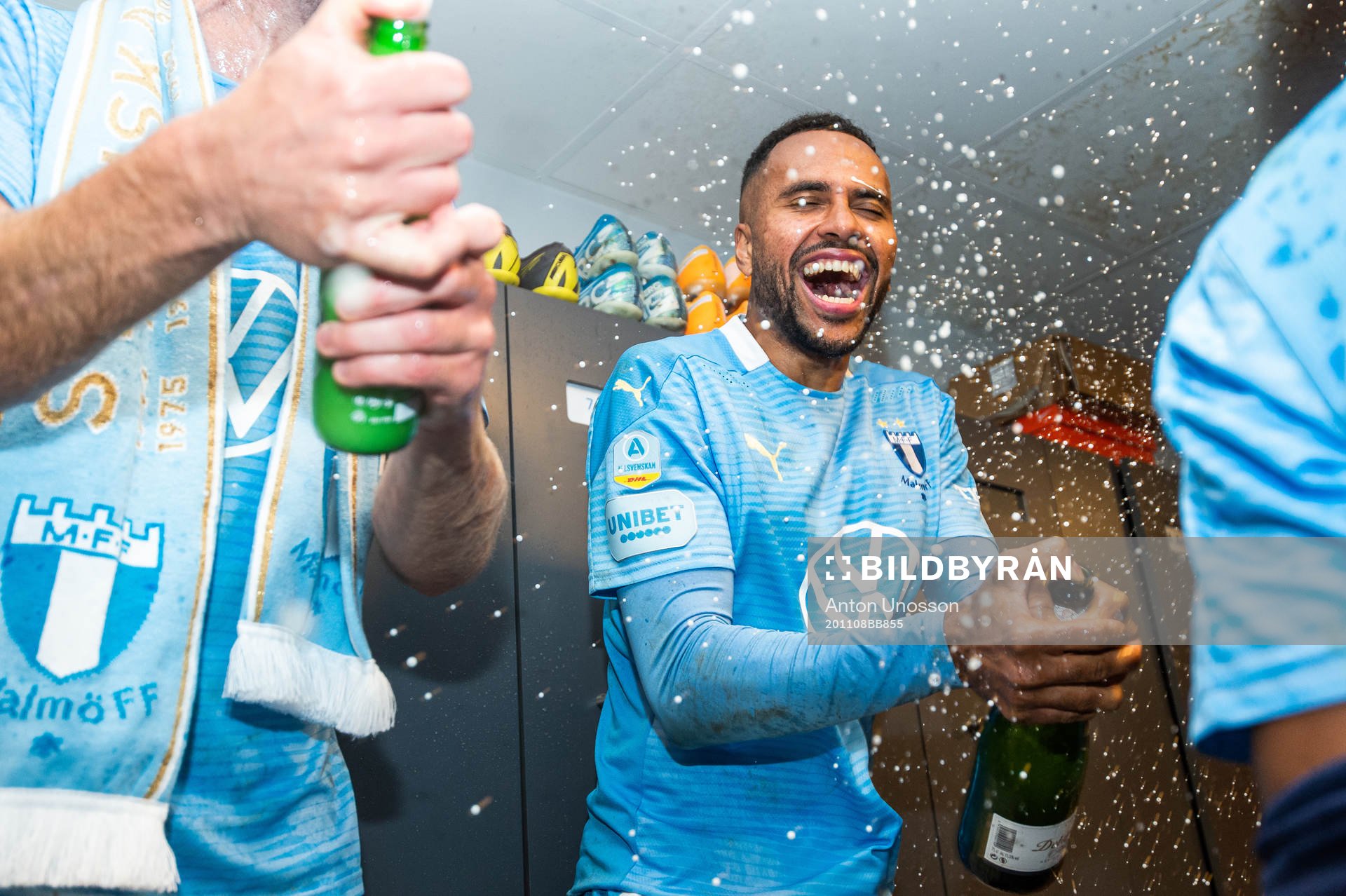 I denna handout bild från Malmö FF syns Malmö FFs Isaac