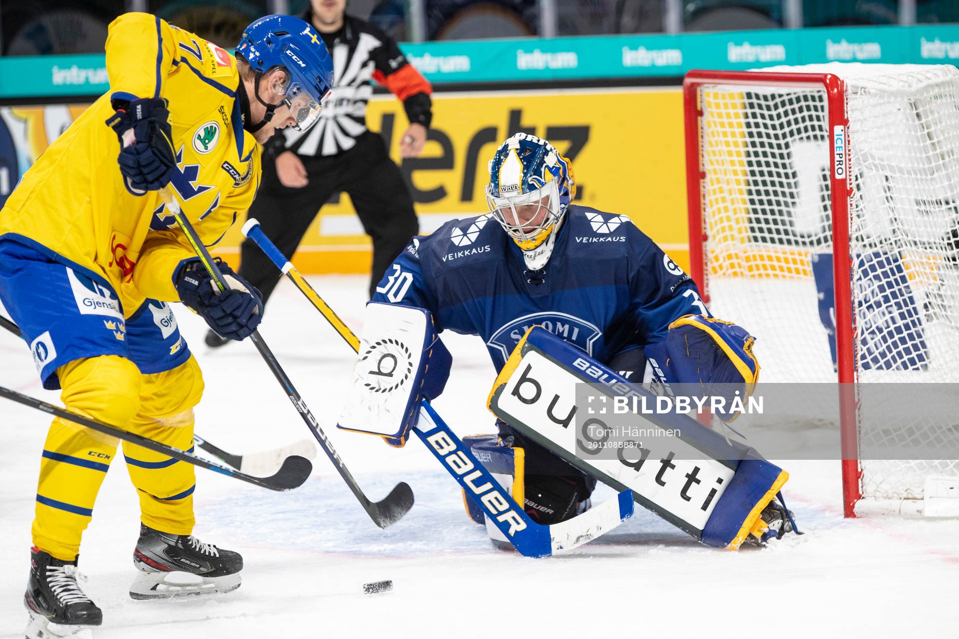 Sami Rajaniemi #30, FIN, Anton Wedin #57, SWE