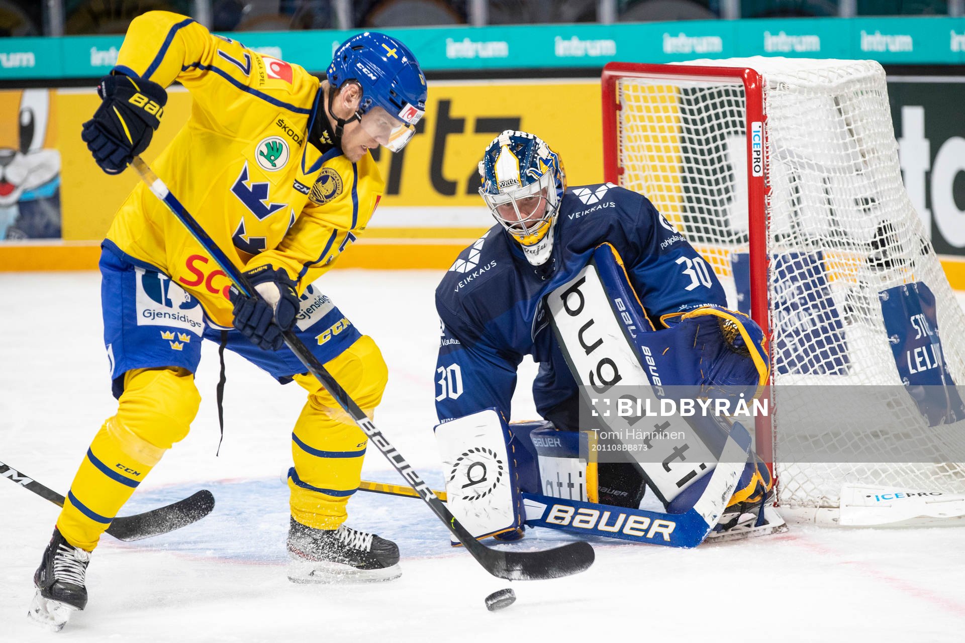 Sami Rajaniemi #30, FIN, Anton Wedin #57, SWE