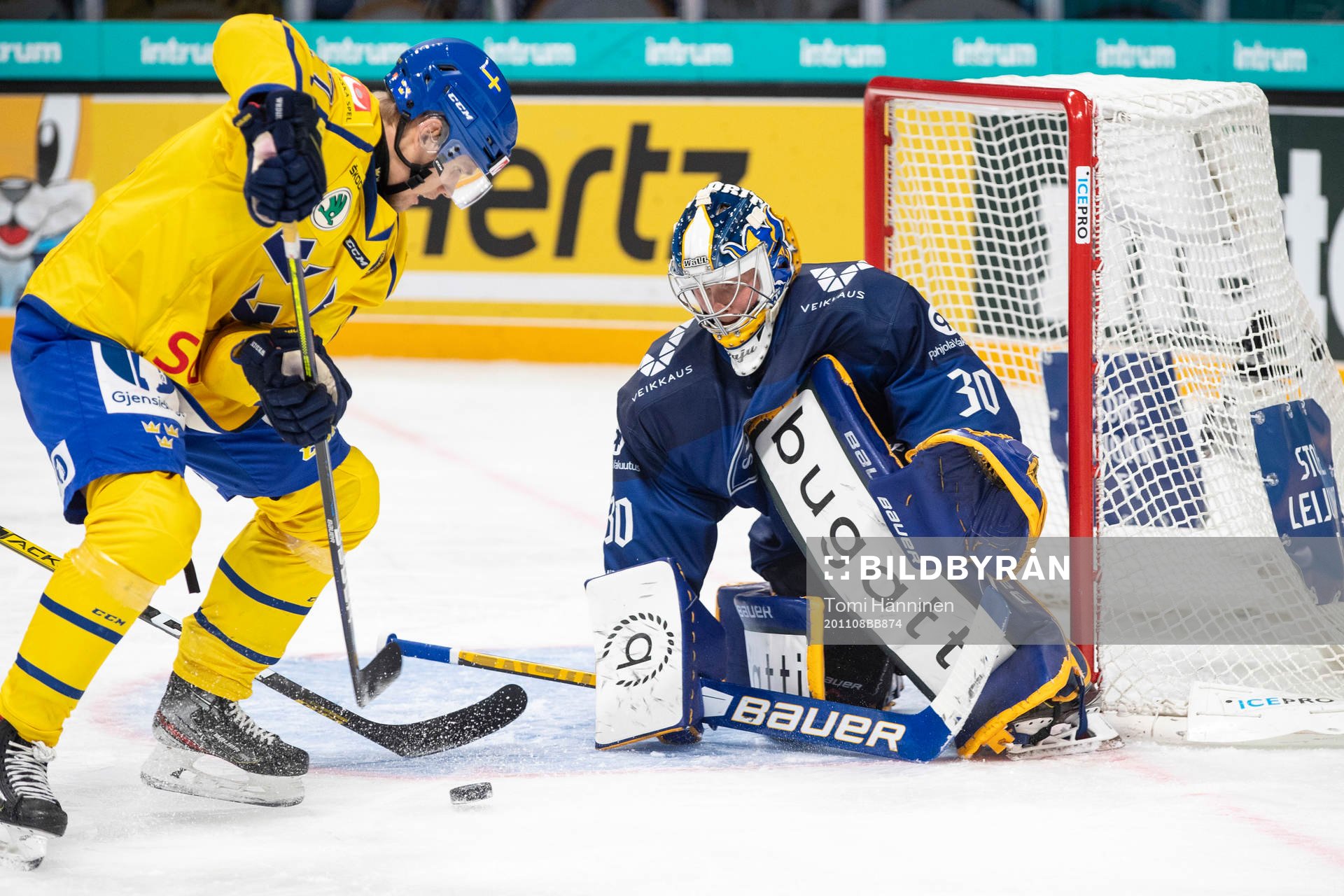 Sami Rajaniemi #30, FIN, Anton Wedin #57, SWE