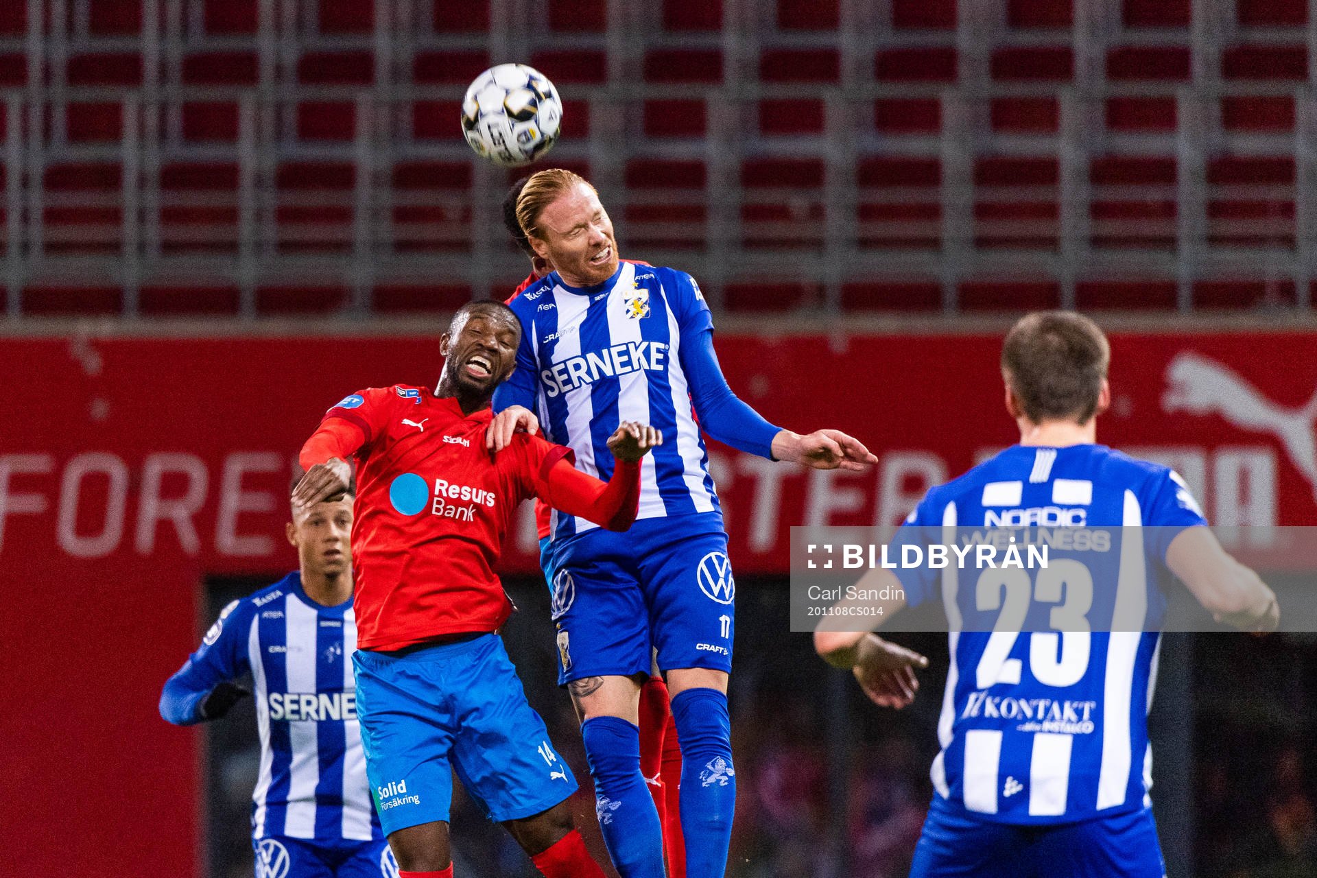 Helsingborgs Mohammed Abubakari och IFK Göteborg Alexander