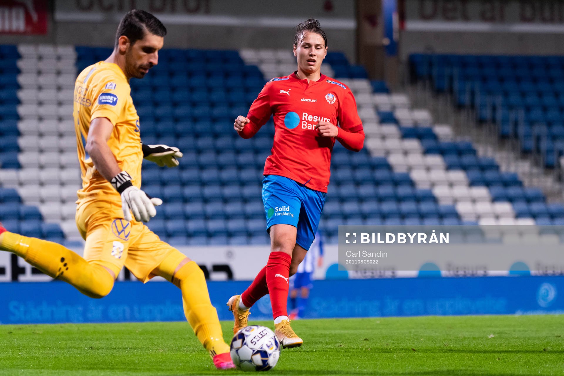 IFK Göteborg målvakt Ioannis Anestis och Helsingborgs