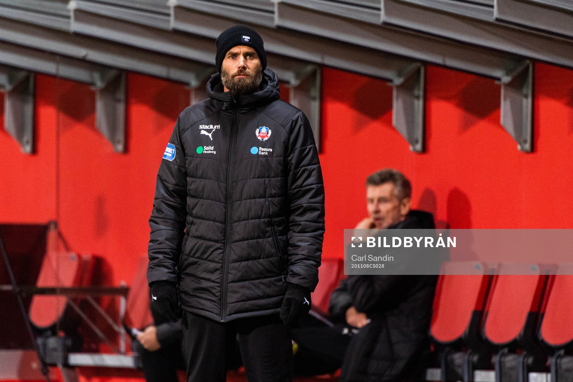 Helsingborgs tränare Olof Mellberg