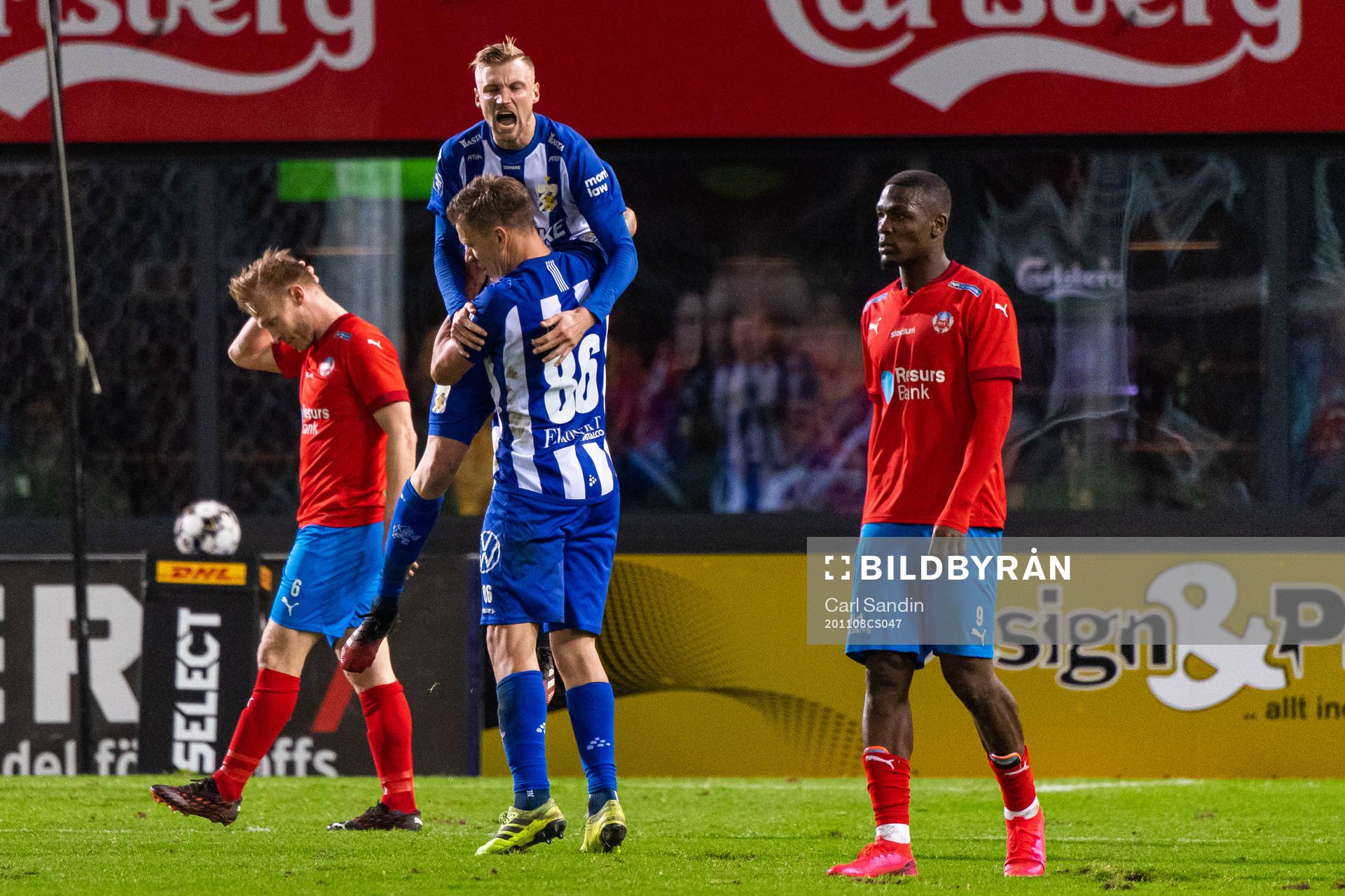 IFK Göteborg Sebastian Eriksson jublar